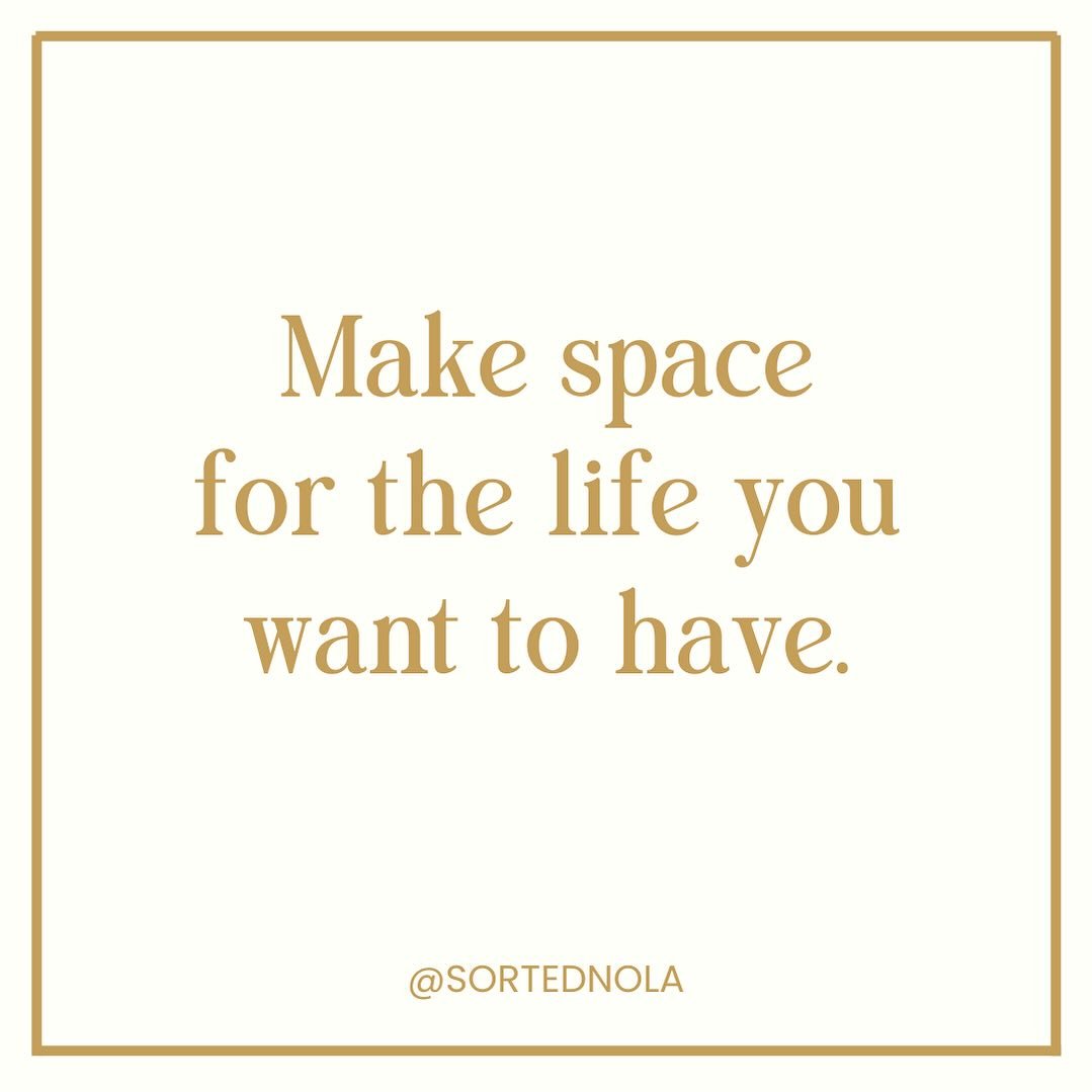 🌟 Clear out the old, make room for the new! 🌟

Decluttering isn&rsquo;t just about organizing your space&mdash;it&rsquo;s about setting the stage for the life you want to lead. When you make space physically, you open up possibilities mentally and 