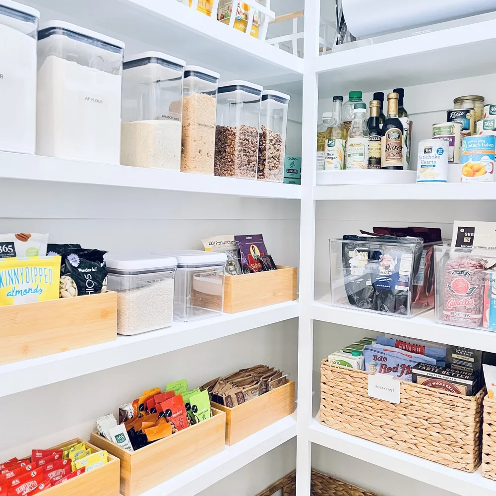 Pantry organized by Sorted Professional Organizing in New Orleans