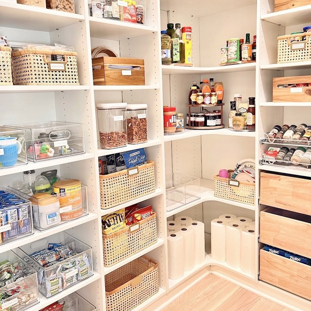 Pantry organized by Sorted Professional Organizing in New Orleans