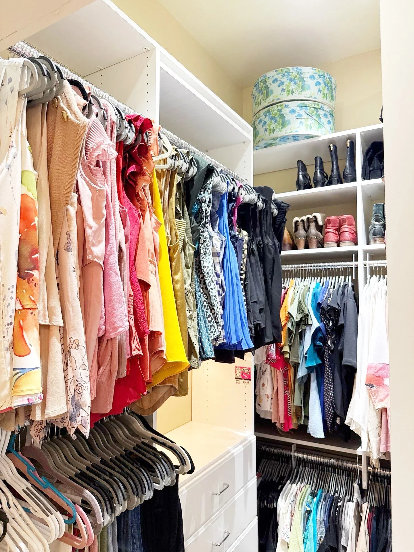 This transformation didn&rsquo;t come from any new products, it came from decluttering only. Thoughtful editing, letting go, and reworking what was already there created more space, more clarity, and more breathing room. 

Sometimes the biggest chang