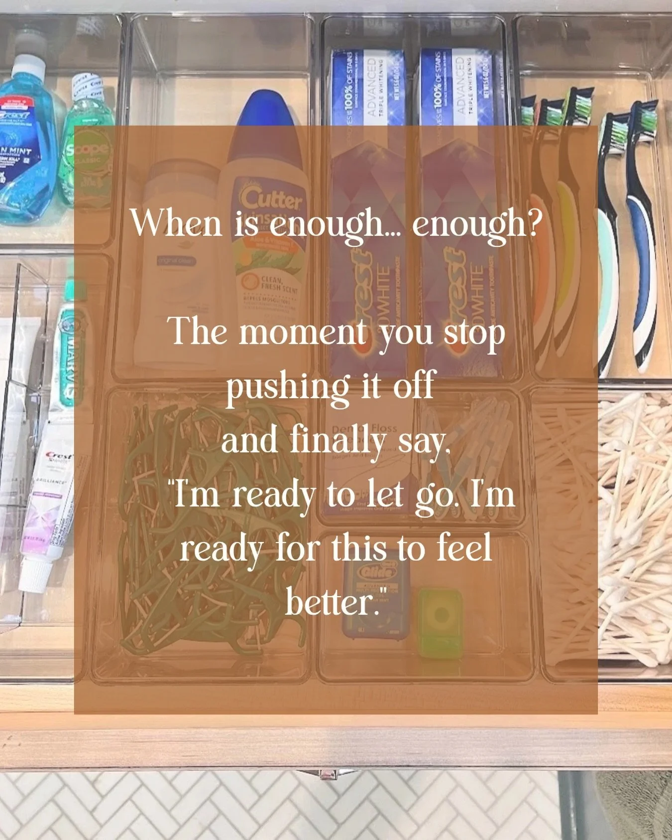 There&rsquo;s always that moment.
 When the piles feel heavier than usual. When you&rsquo;re tired of moving things around. When you realize it&rsquo;s not just stuff, it&rsquo;s how it&rsquo;s making you feel.

That tipping point? That&rsquo;s your 