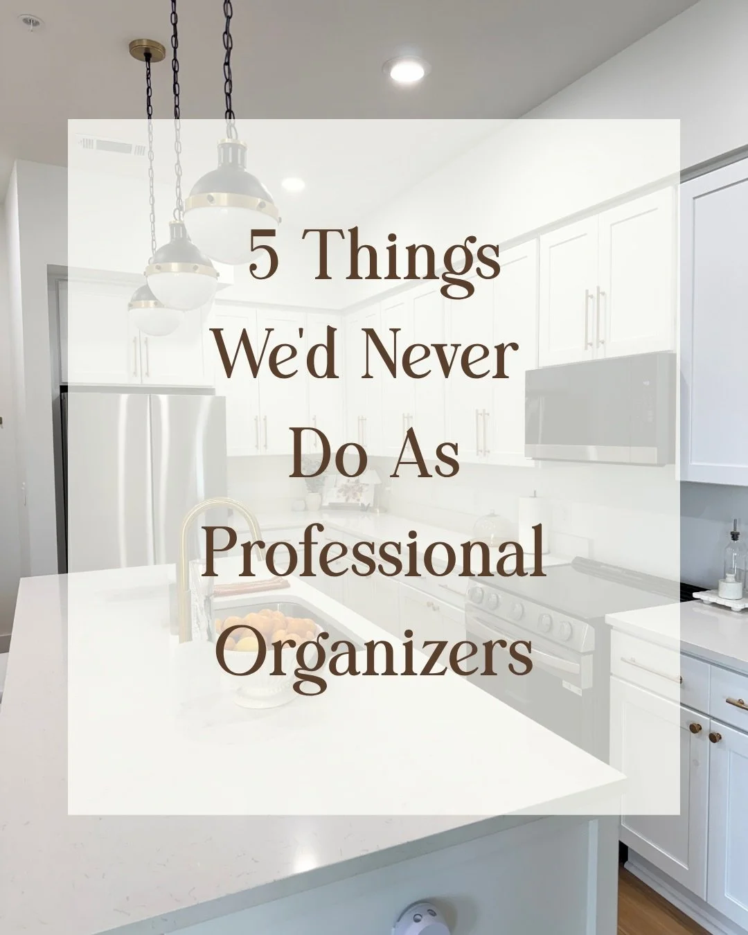 As professional organizers, we&rsquo;ve learned that getting organized isn&rsquo;t about buying more bins or making every space look perfectly full. It&rsquo;s about keeping what you actually use, creating a little breathing room, and setting up simp