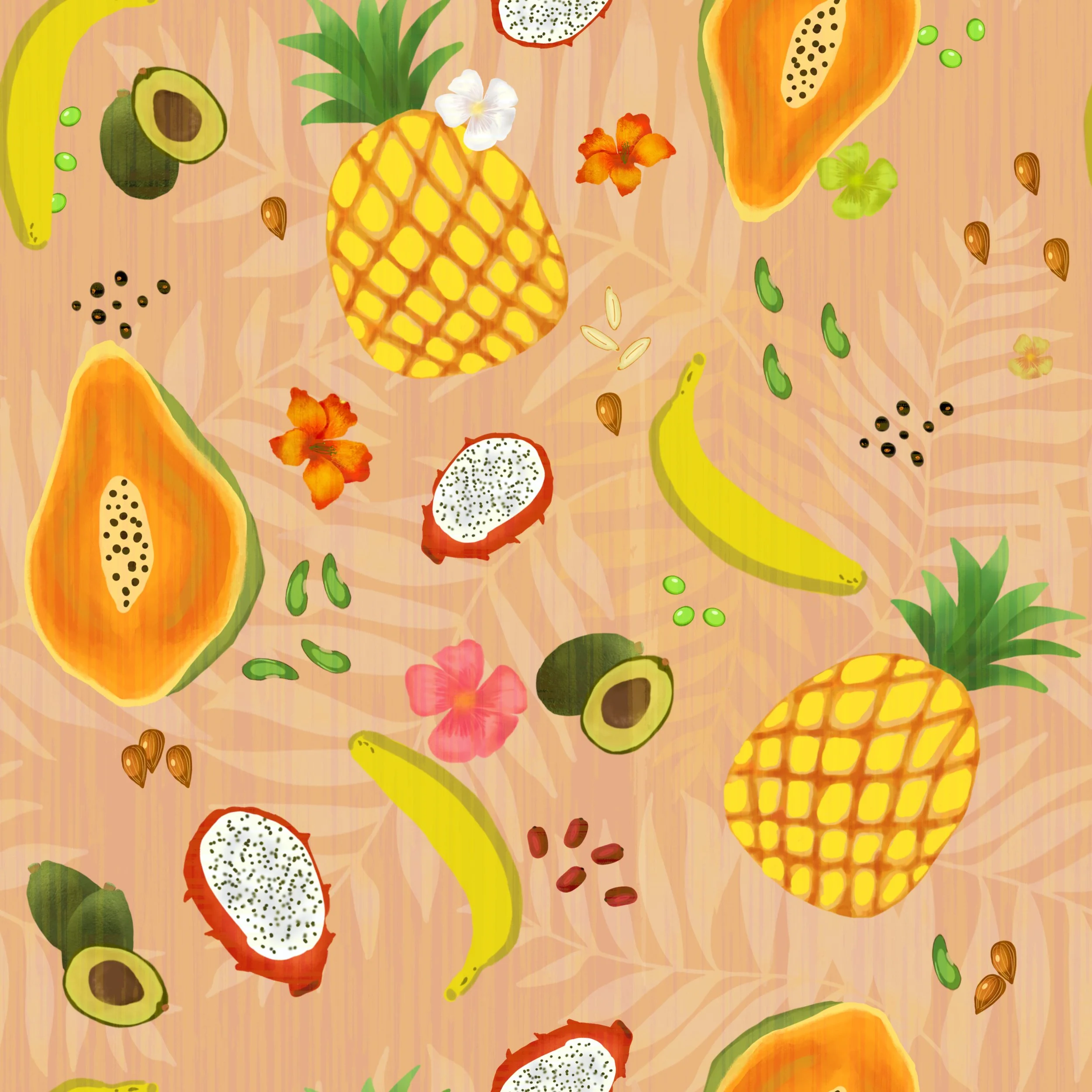 Tropical Fruits at the Market