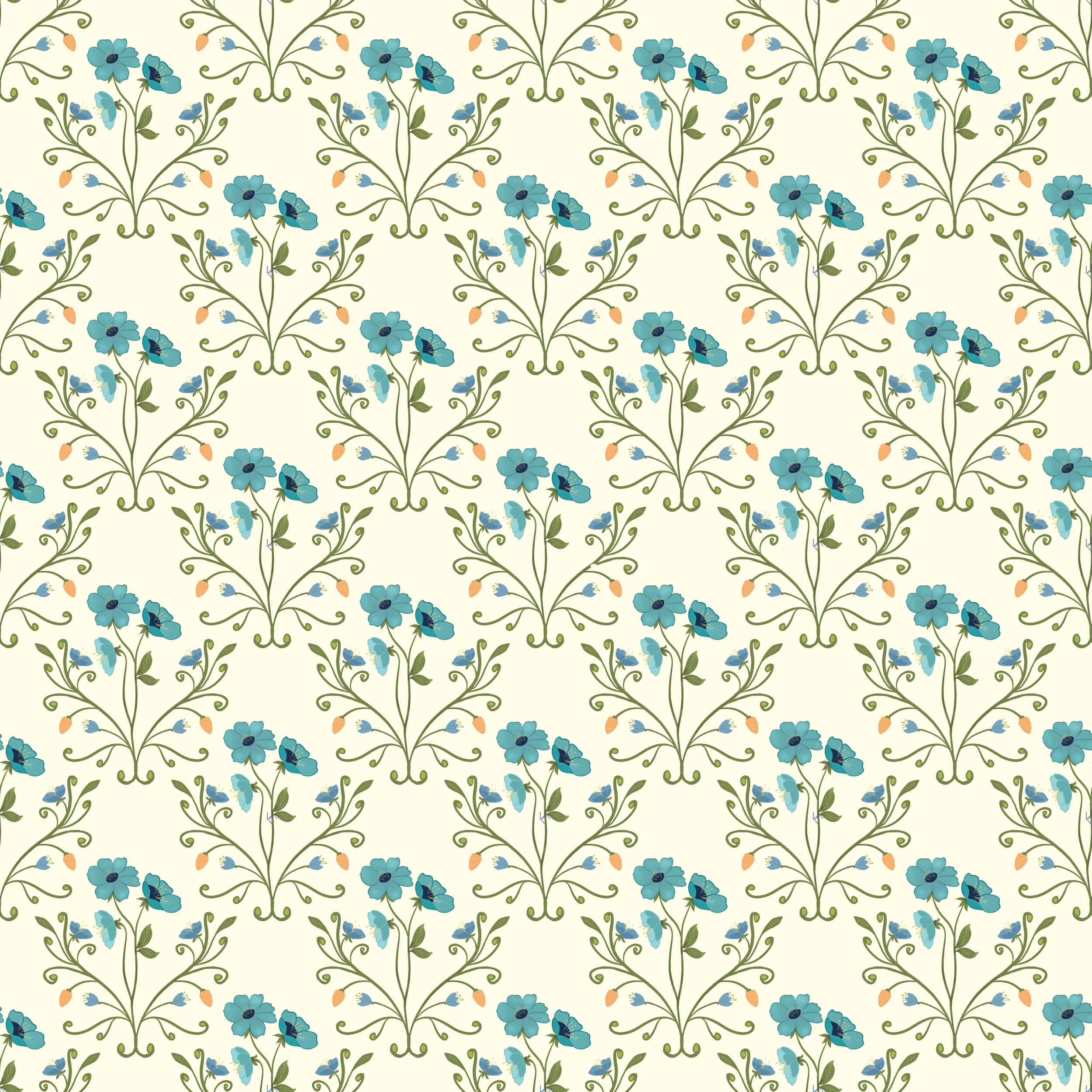 Cream Floral_Shell_Pattern.png