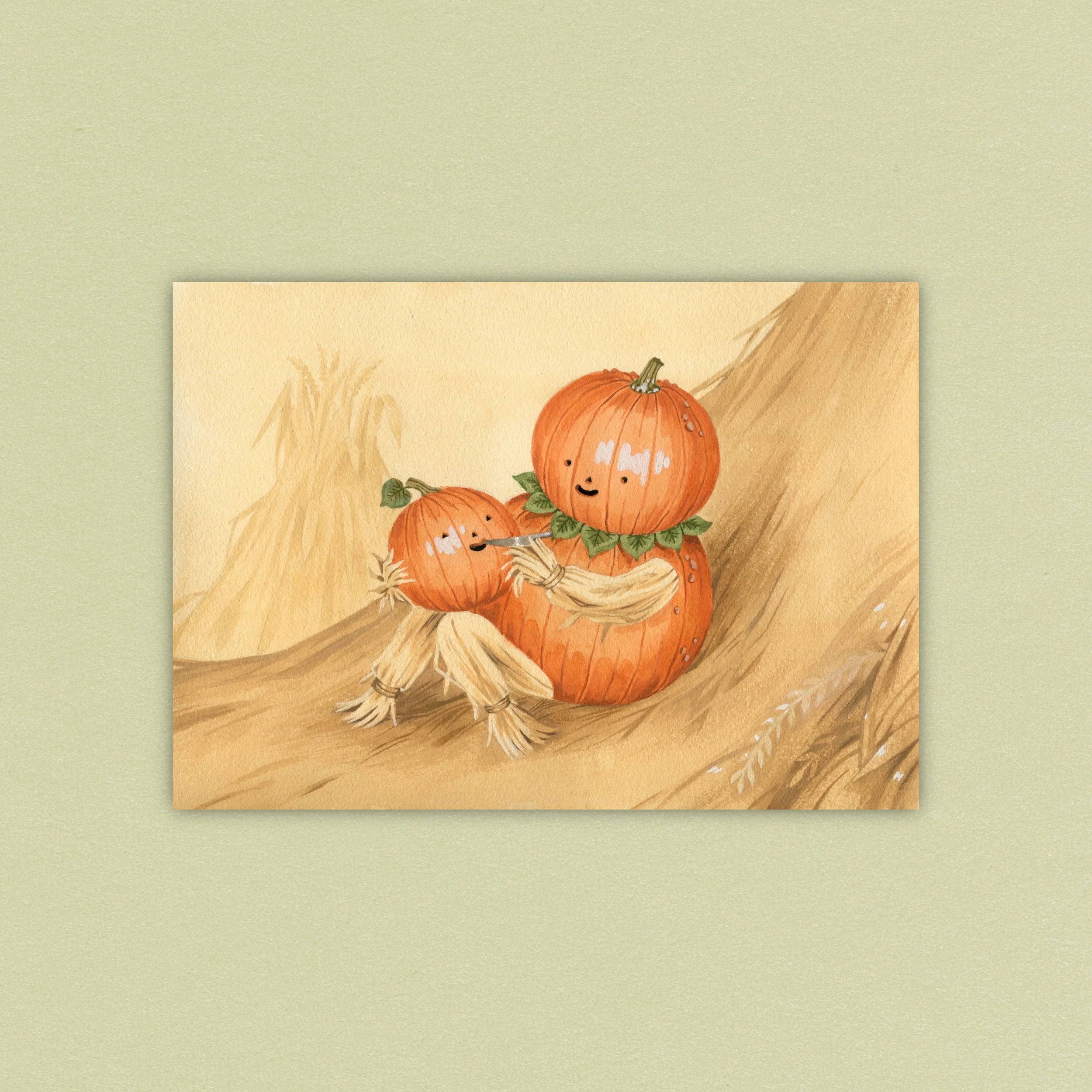 Pumpkin Carver Print