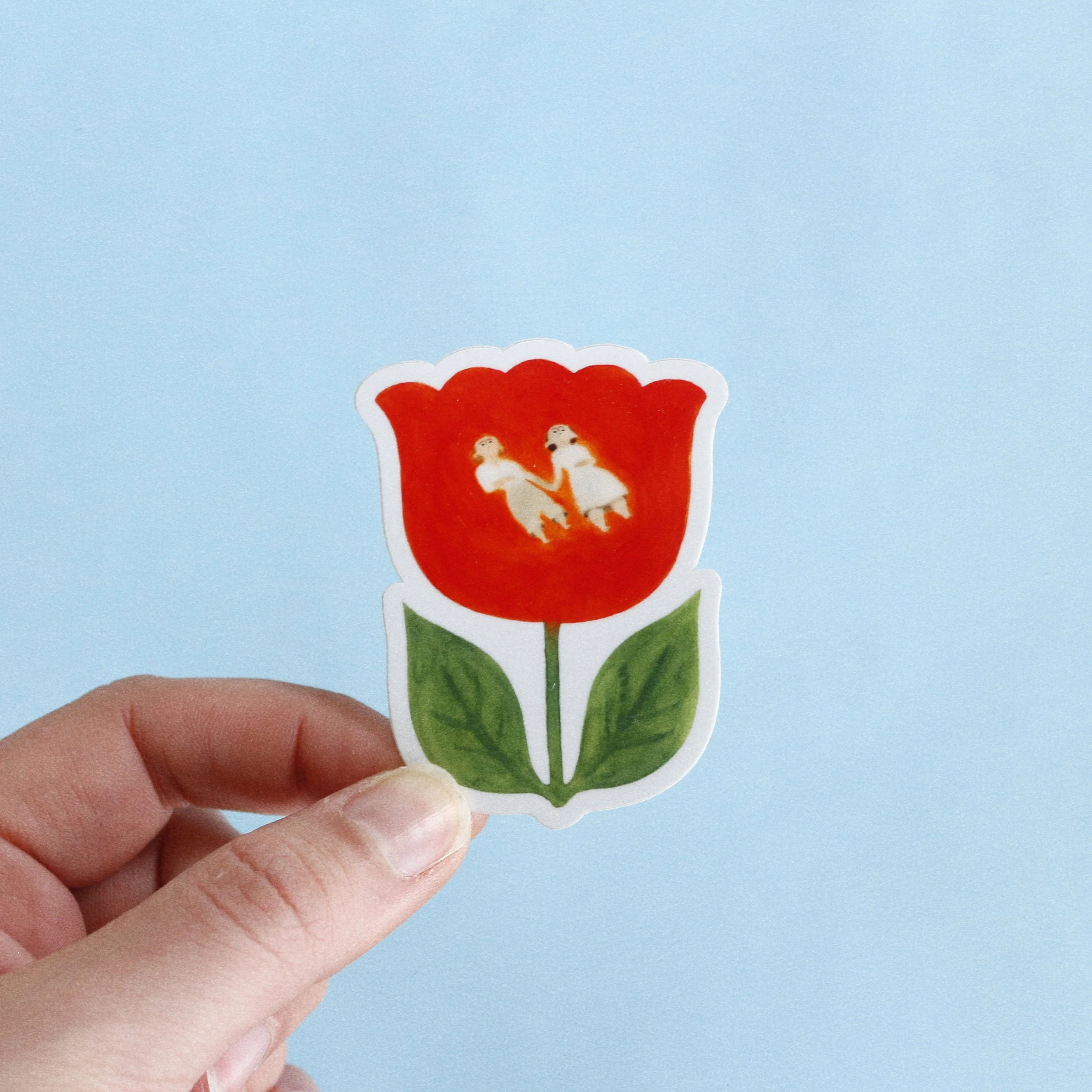 Flower Couple Sticker