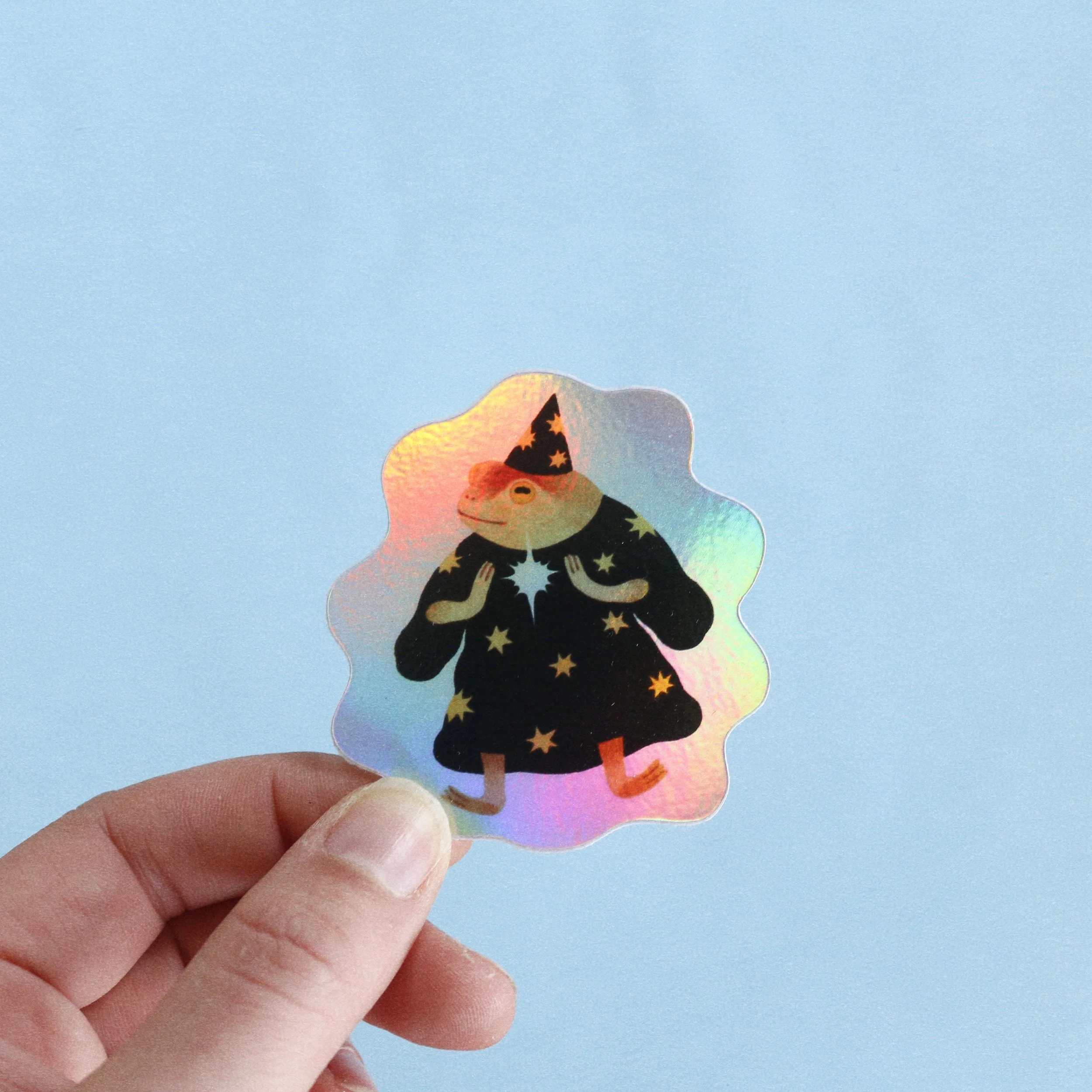 Holographic Toad Sticker