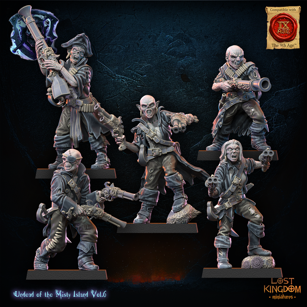 Undead of the Vampire Coast Zombie Pirates — Eocene Studios