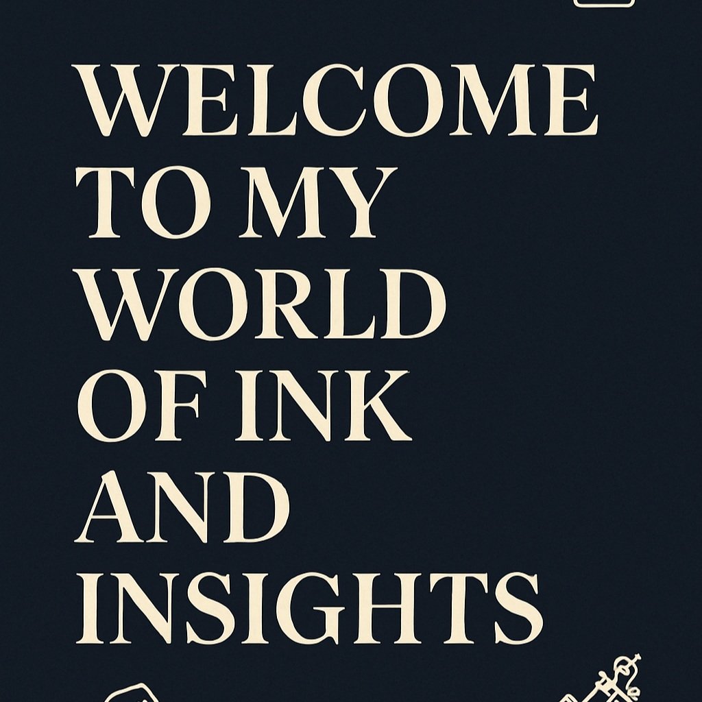 Welcome to My World of Ink and Insights