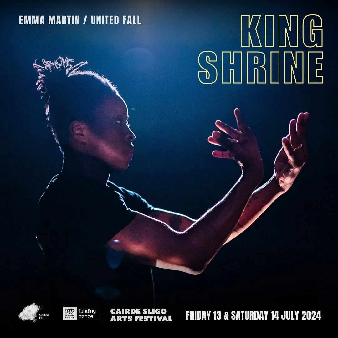 KING | SHRINE @cairdefestival next week. 3 performances only on Friday 12th (6pm) and Saturday 13th July (3pm &amp; 8pm). Performed by @junior.yussuf_ and live sound by @mickwoc.

The shrine installation can be viewed 12-2pm on Saturday.

Tickets ava