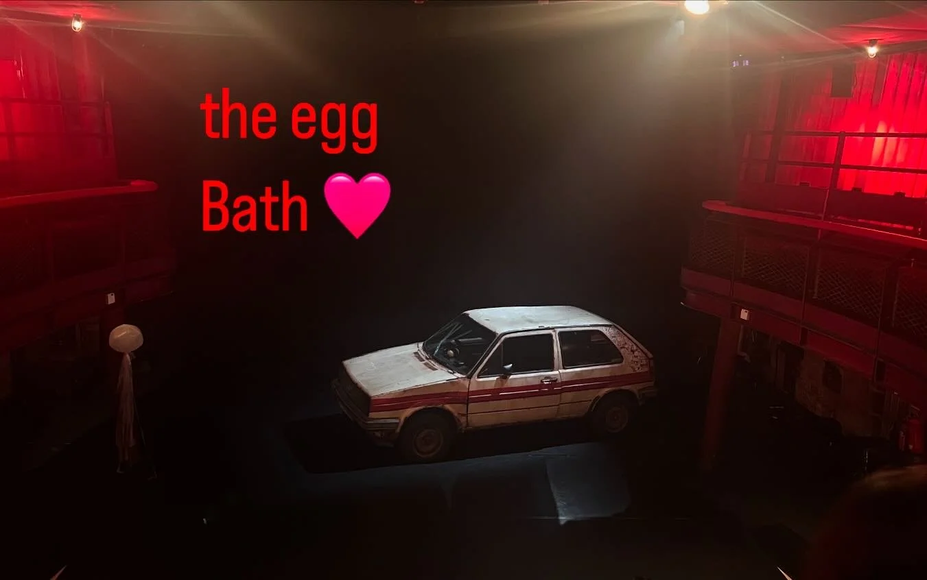 Thank you @theeggtheatrebath we had a great time performing Birdboy in your gorgeous theatre. With big thanks to @cultureireland for your support. @chickandpig 6 amazing performances 🩵 as always 🔮👏🤯