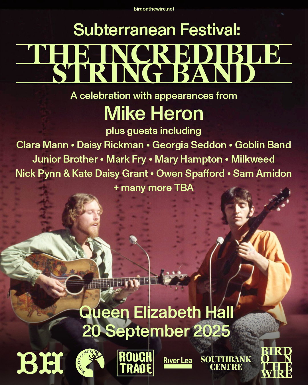 20250920 SUBTERRENNEAN SOUTHBANK - Incredible String Band.PNG