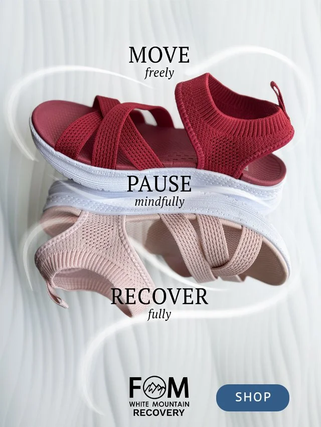 FOM by White Mountain recovery Footwear Collateral