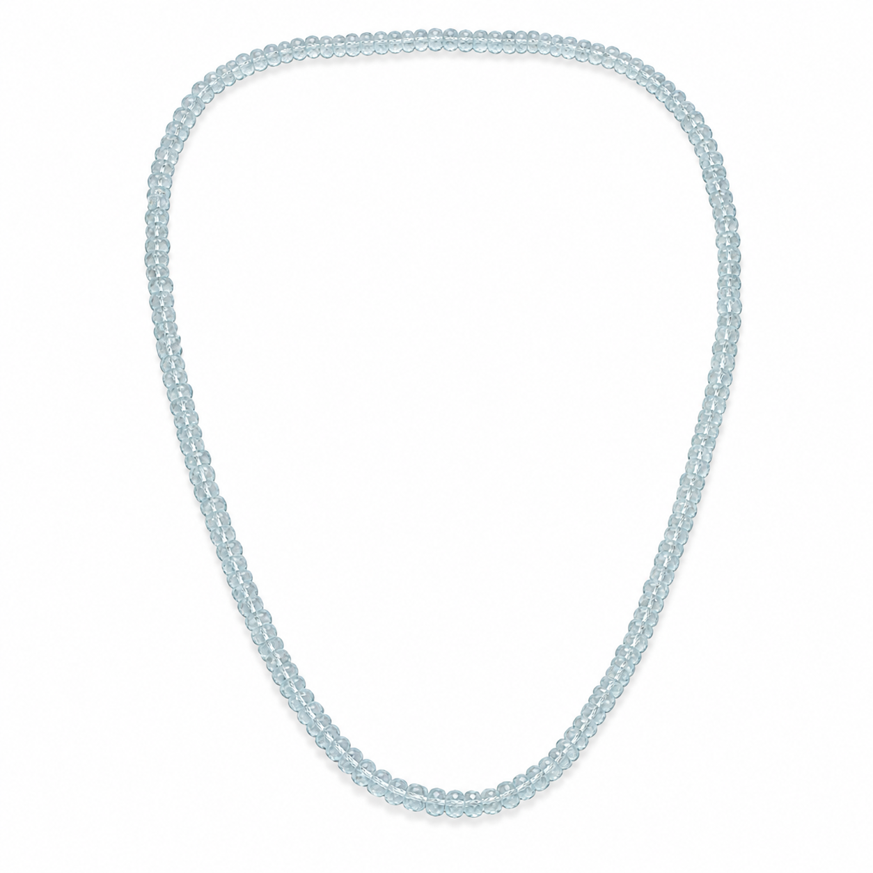 Exquisite Aquamarine Elegance Necklace