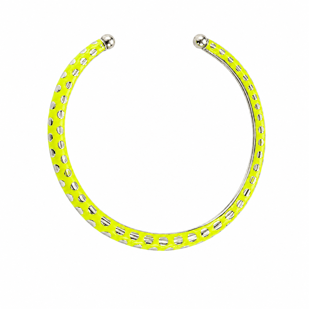 Handcrafted Enamel Silver Hasli Choker