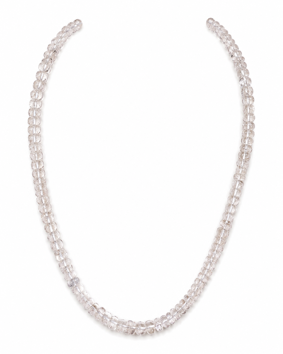 Ethereal Morganite Silver Necklace