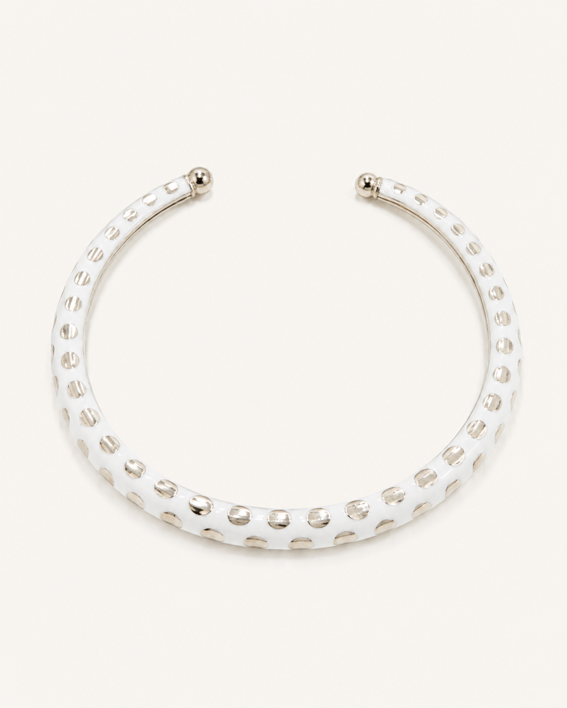 Handcrafted Enamel Silver Hasli Choker