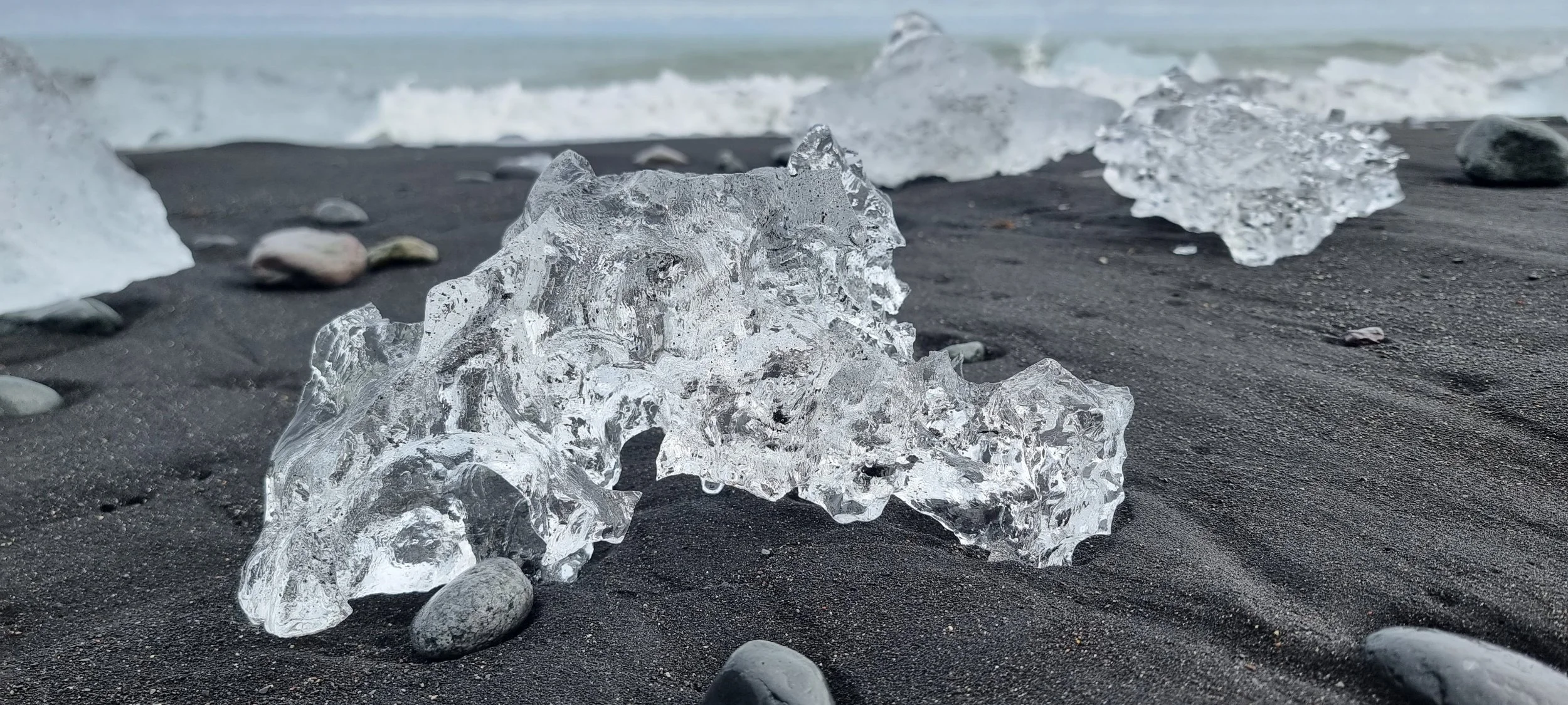 Fjarðarárgljúfur canyon, Glacier, Diamond beach