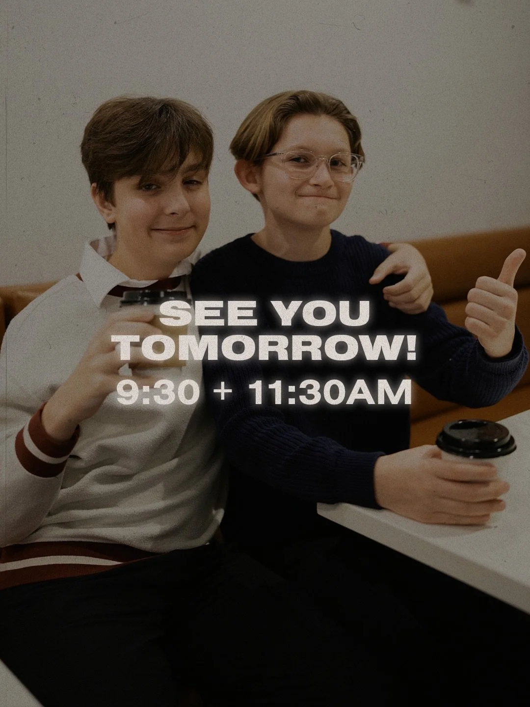 See you tomorrow for our first service of 2026 👏

We have two service opportunities: 9:30 or 11:30am. We can&rsquo;t wait to come together in worship &amp; we hope to see you there ❤️