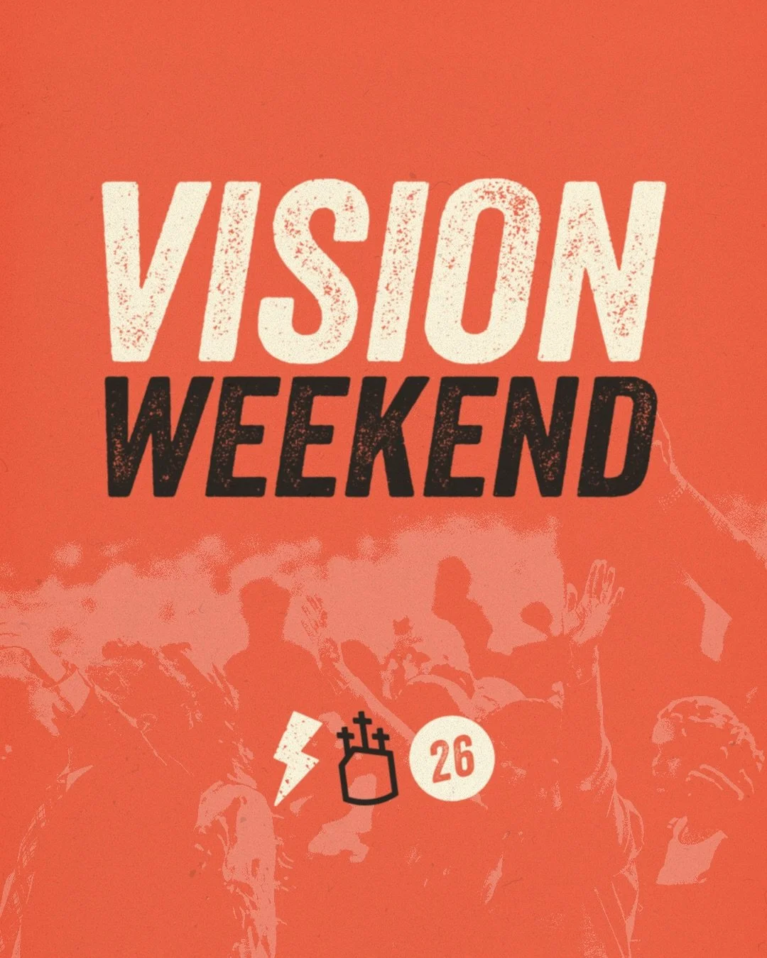 VISION WEEKEND &bull; We can&rsquo;t wait for this weekend! ❤️💥 Our pastoral team will be casting vision for 2026 across all of our campuses. We are so excited to step into all that God has for us this year. Bring a friend &amp; join us this weekend
