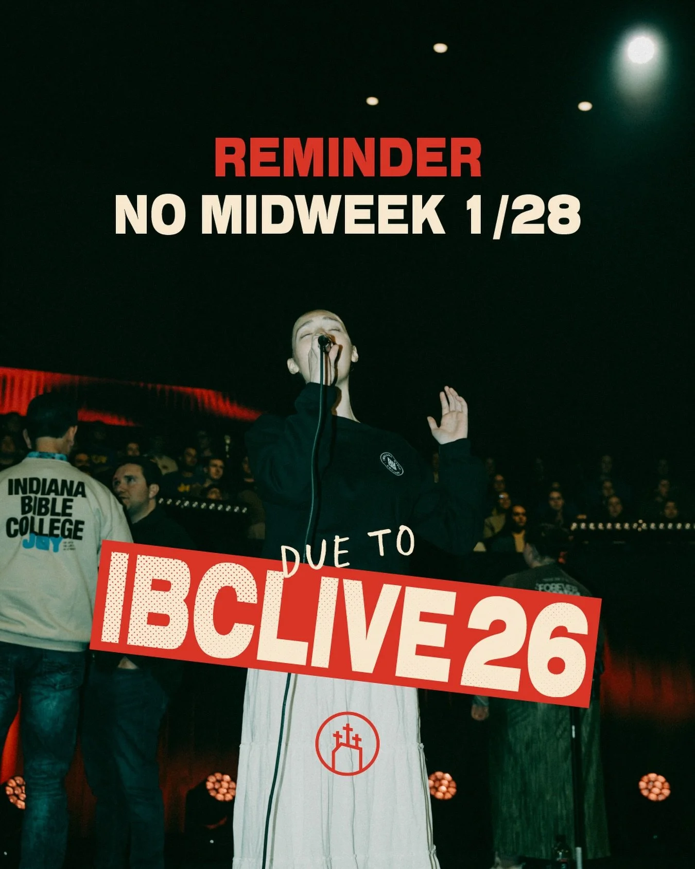 Reminder: There is no midweek service tonight, Wednesday, January 28th, due to IBC LIVE. 

There are still a few tickets available for Thursday evening. If you are a Calvary member, Thursday tickets are free of charge! Visit the home page of the chur