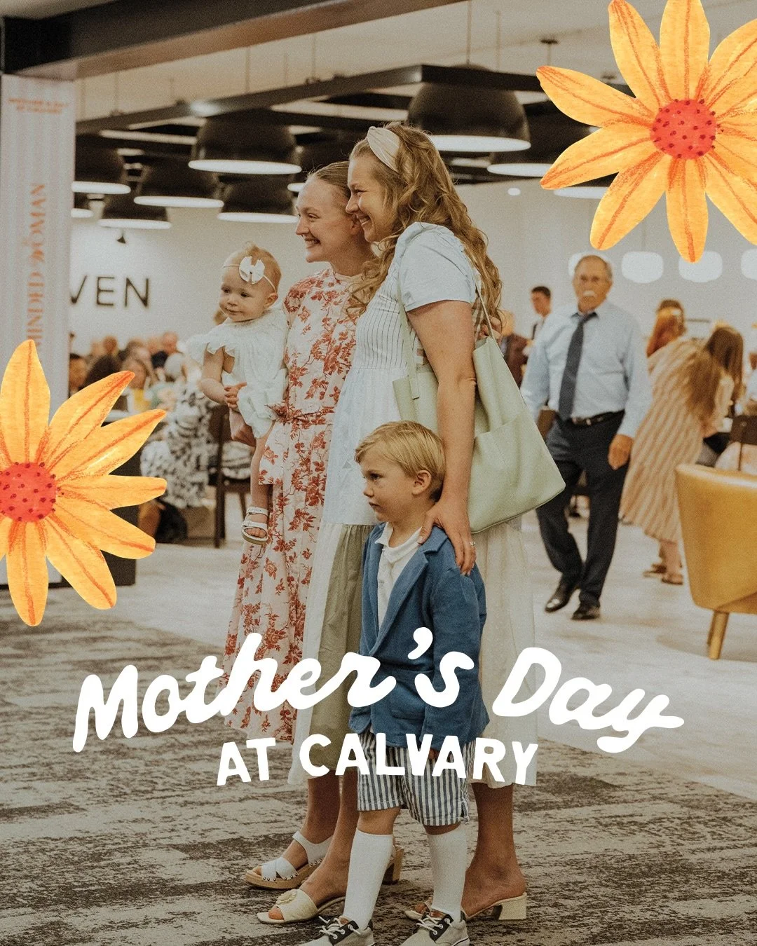 We would love for you to celebrate Mother&rsquo;s Day with us at Calvary on Sunday, May 10th at 10:30am 🌷💛

We are so thankful for all of the incredible moms who make our church better. This will be our first Sunday with our Summer Schedule &mdash;