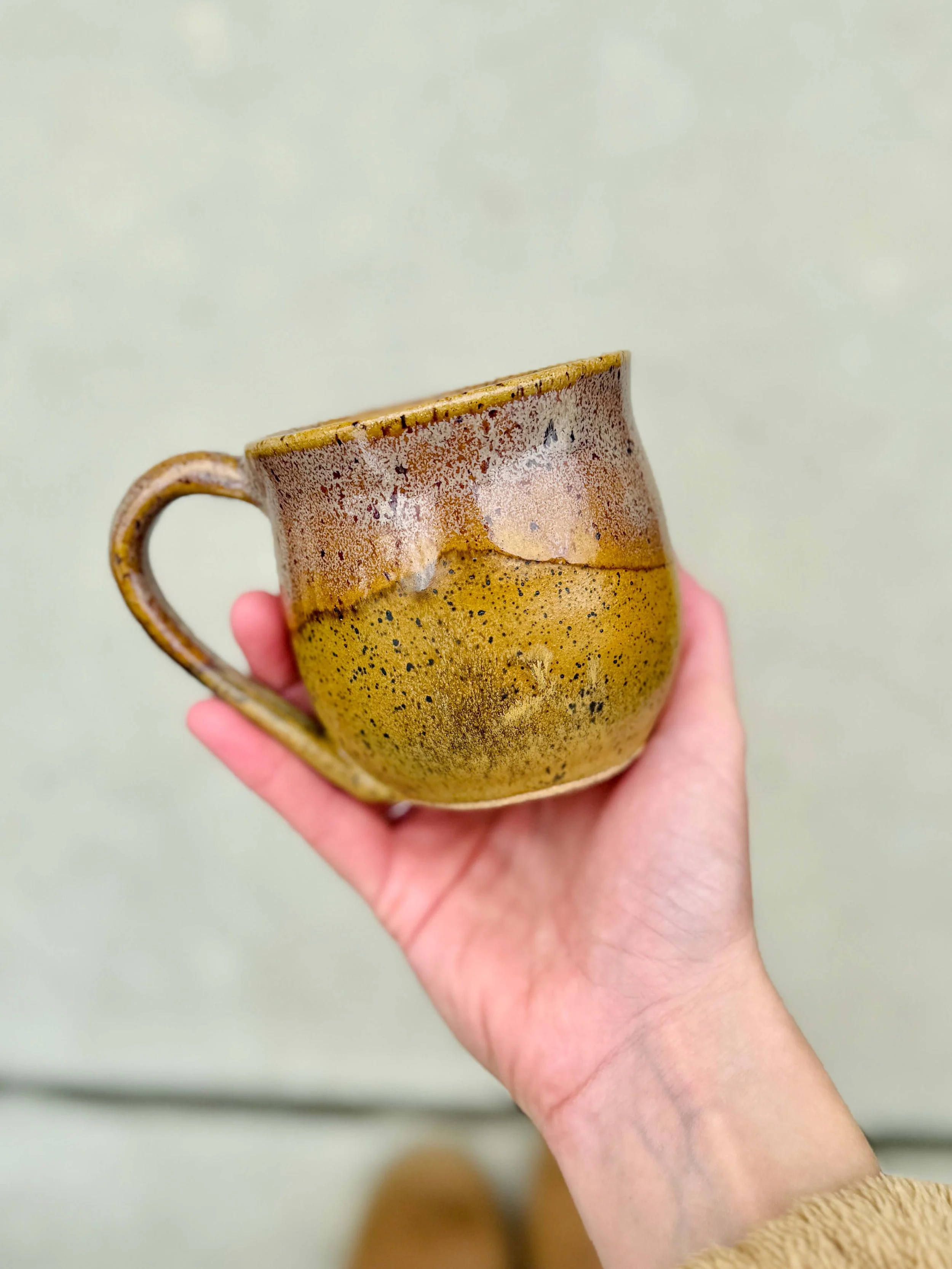 Mauve & Khaki Mug