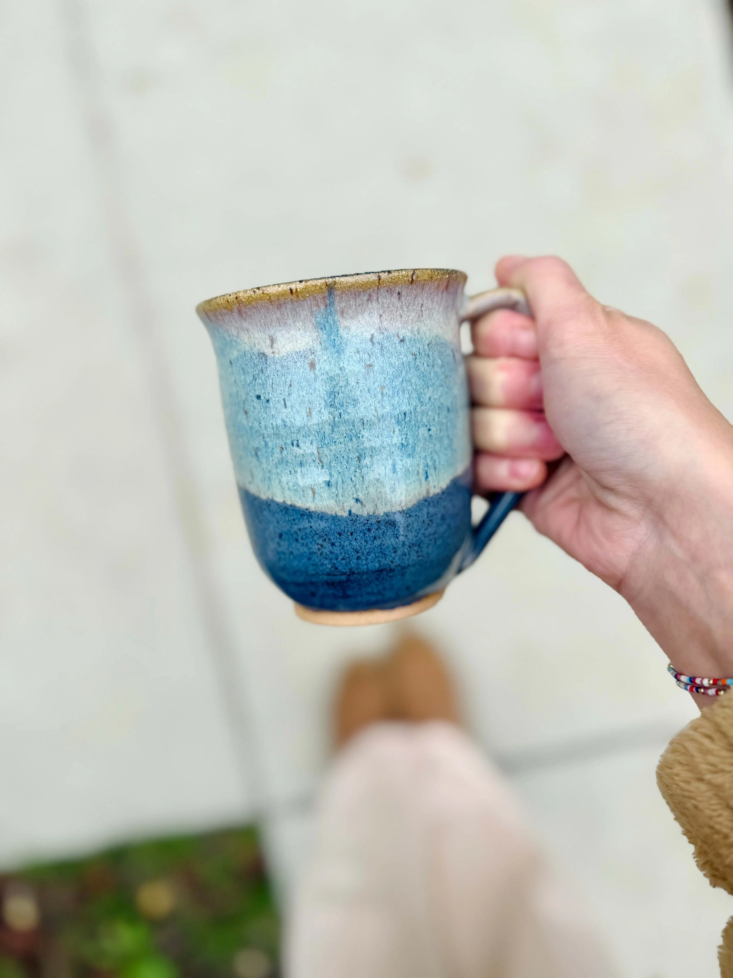 Blue Ridge Curved Mug