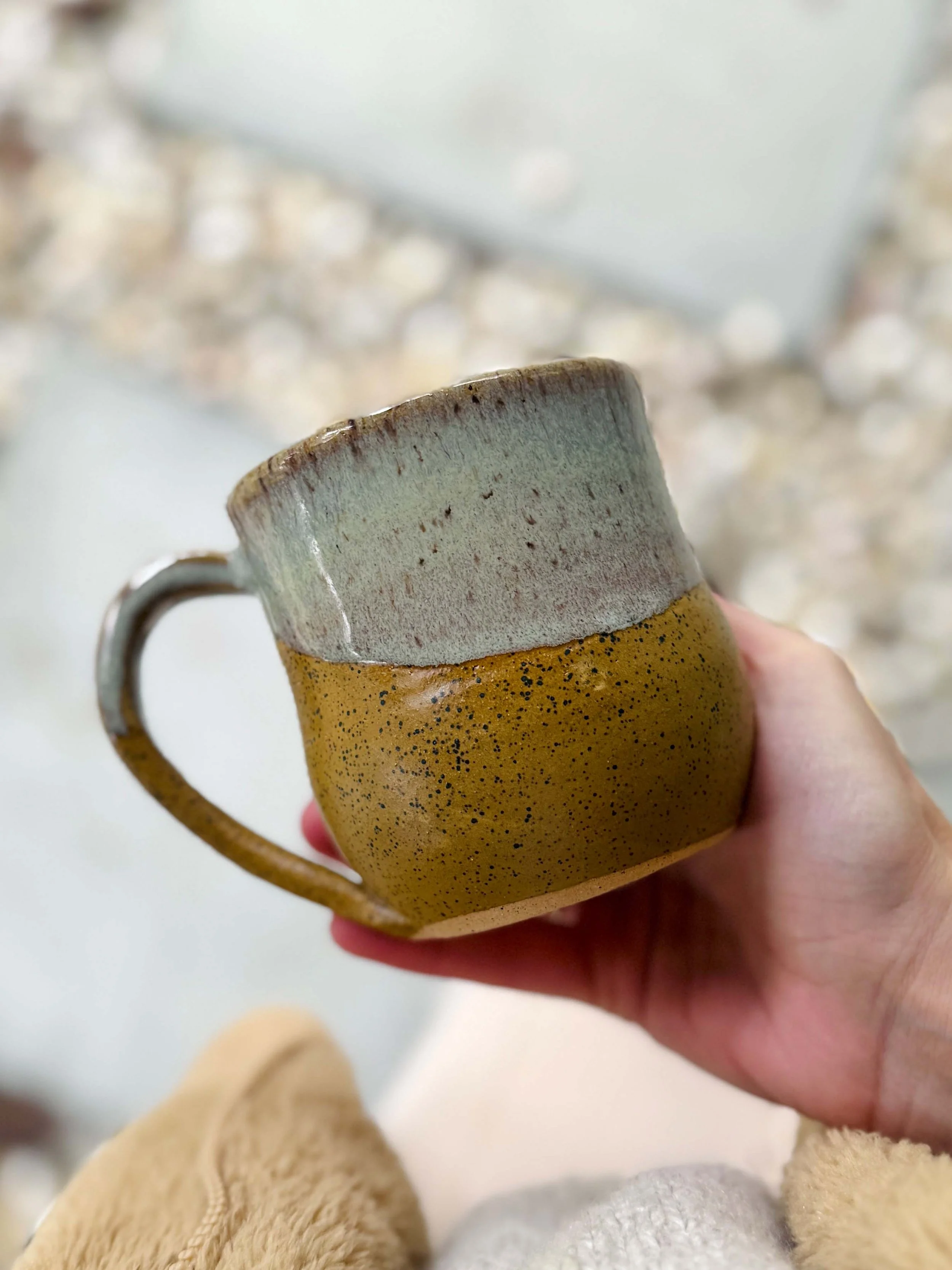 Khaki Shorebreak Rounded Mug