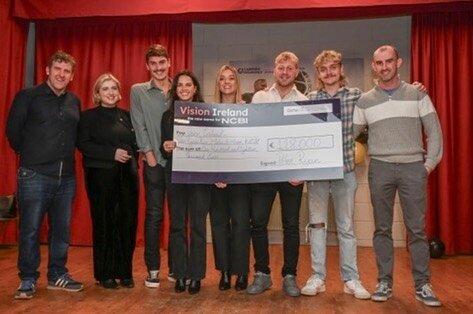 Brilliant night presenting the cheque to @vision_ireland. I might have clocked up the miles but there&rsquo;s no way we would have reached the total of &euro;118,000 without everyone&rsquo;s support. Won&rsquo;t ever be able to say thank you enough. 