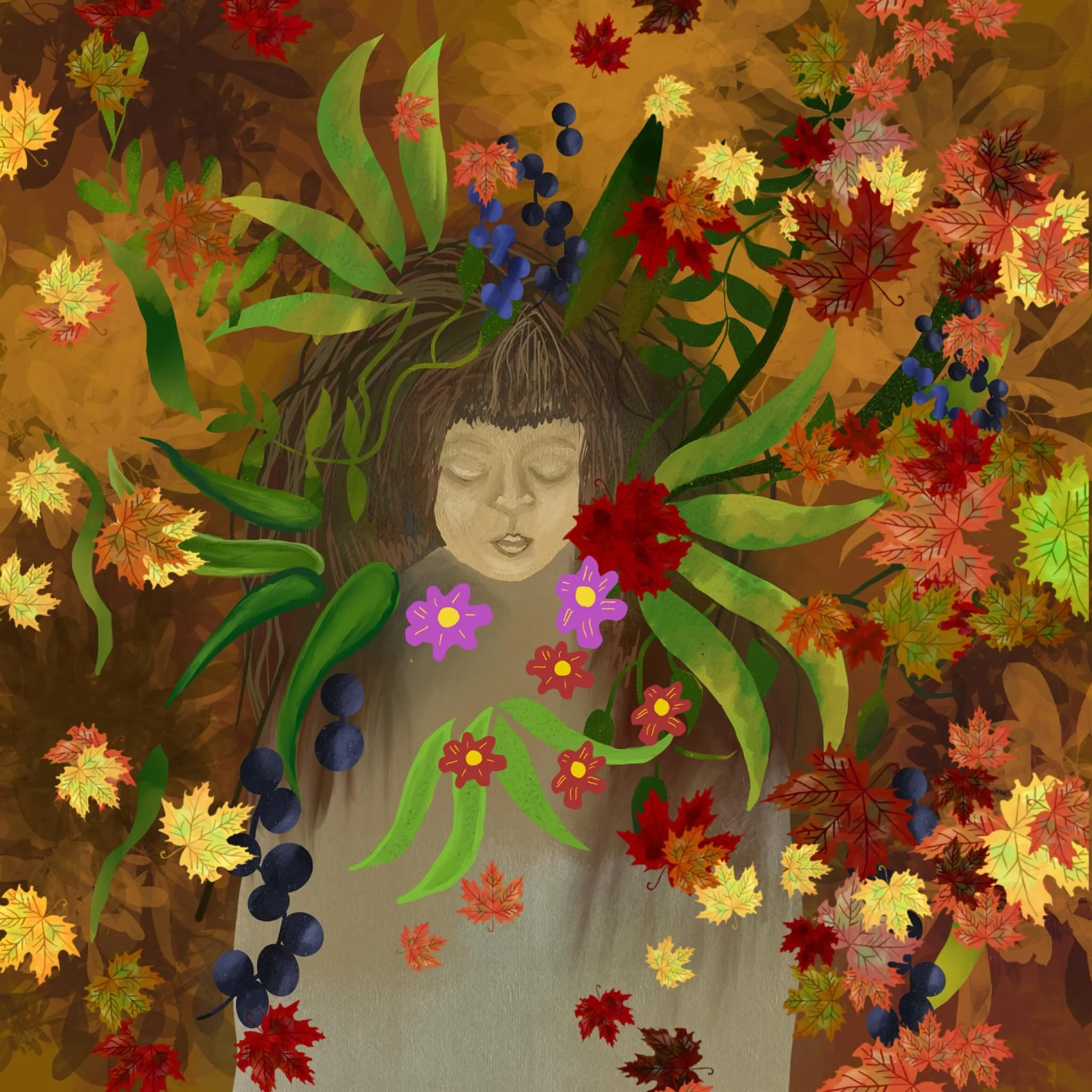 #illustration_the_best #illustrators #illustrationgram #weloveillustration #autumnillustration #magicalillustration ##magicalforest