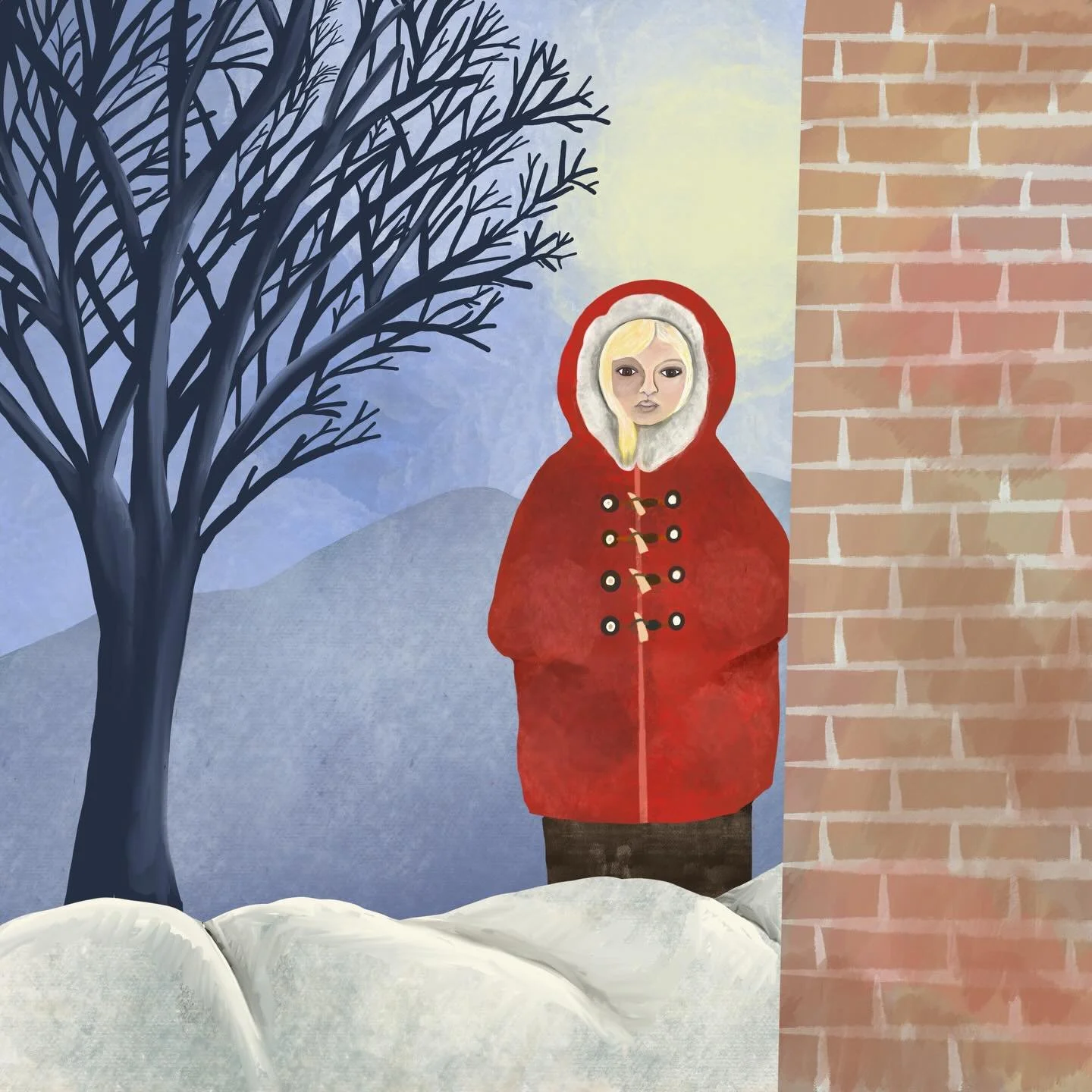 #bookillustrations #bookillustrator #winterillustration #weloveillustration #womenwhoillustrate #procreatedrawings #procreatepaintings #womenwithpencils