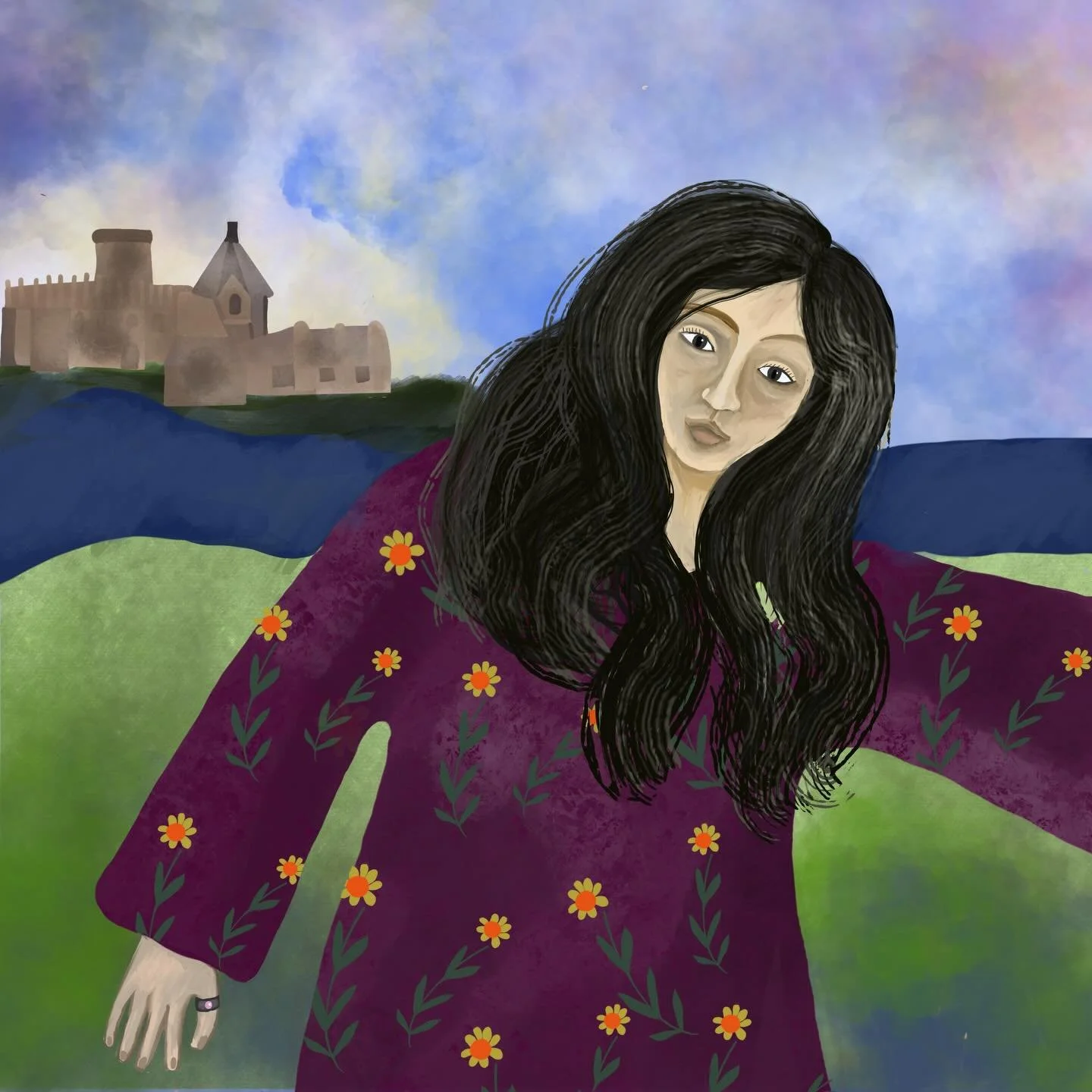 #digitalpaintings #procreatepainting #landscapepaintings #cozyart #mysticalart