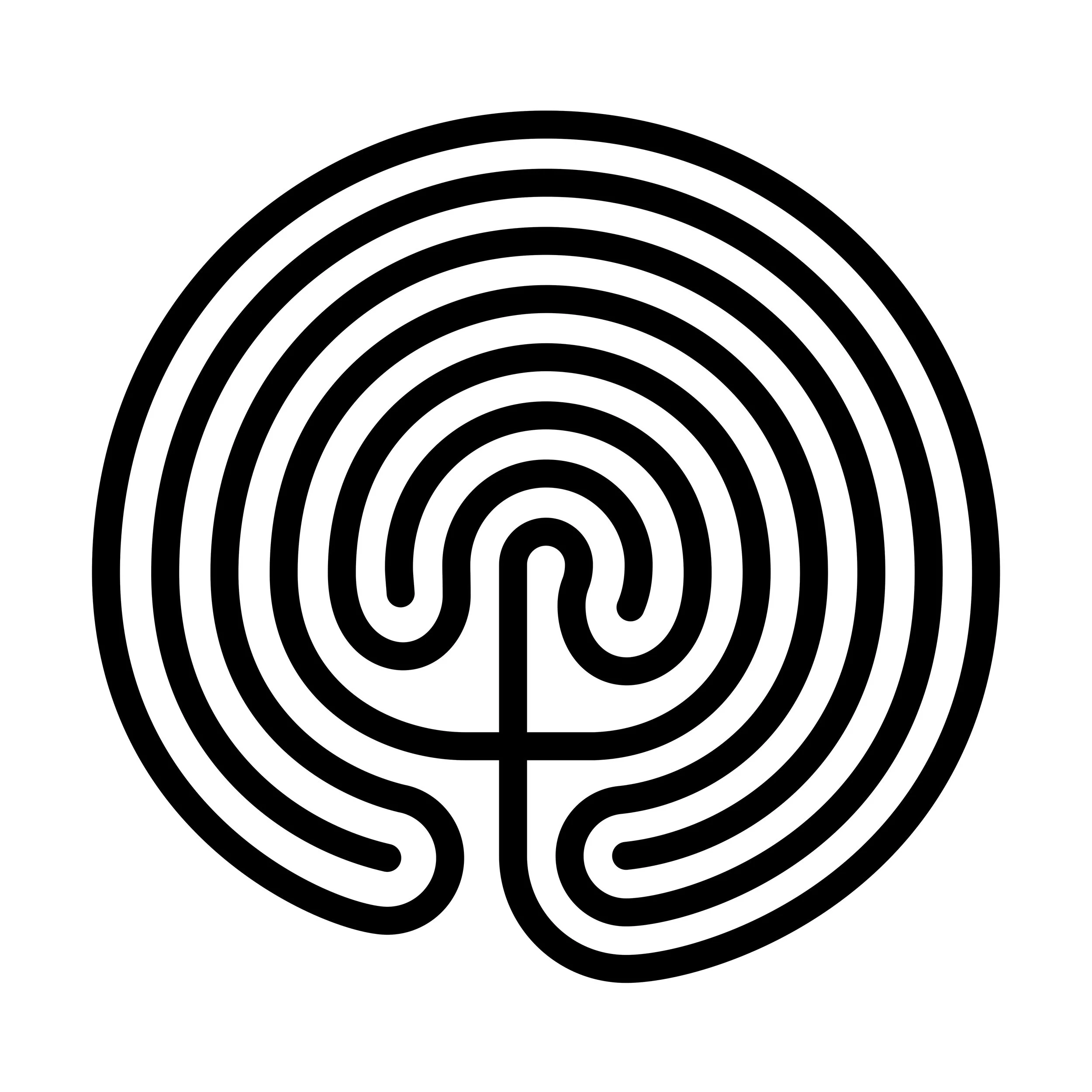 Classical labyrinth design