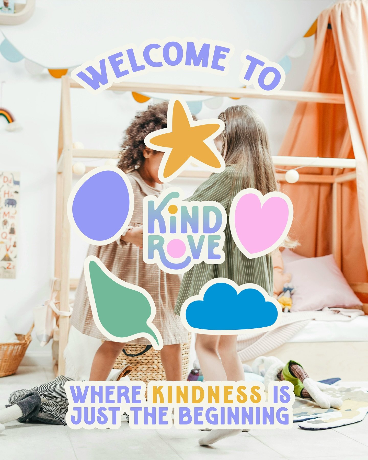 Welcome to Kindrove … where little hearts grow big with kindness ✨
This branding project brings to life the emotional journey children take at daycare and the traits we aim to instill in our children. I designed a soft, playful identity led b