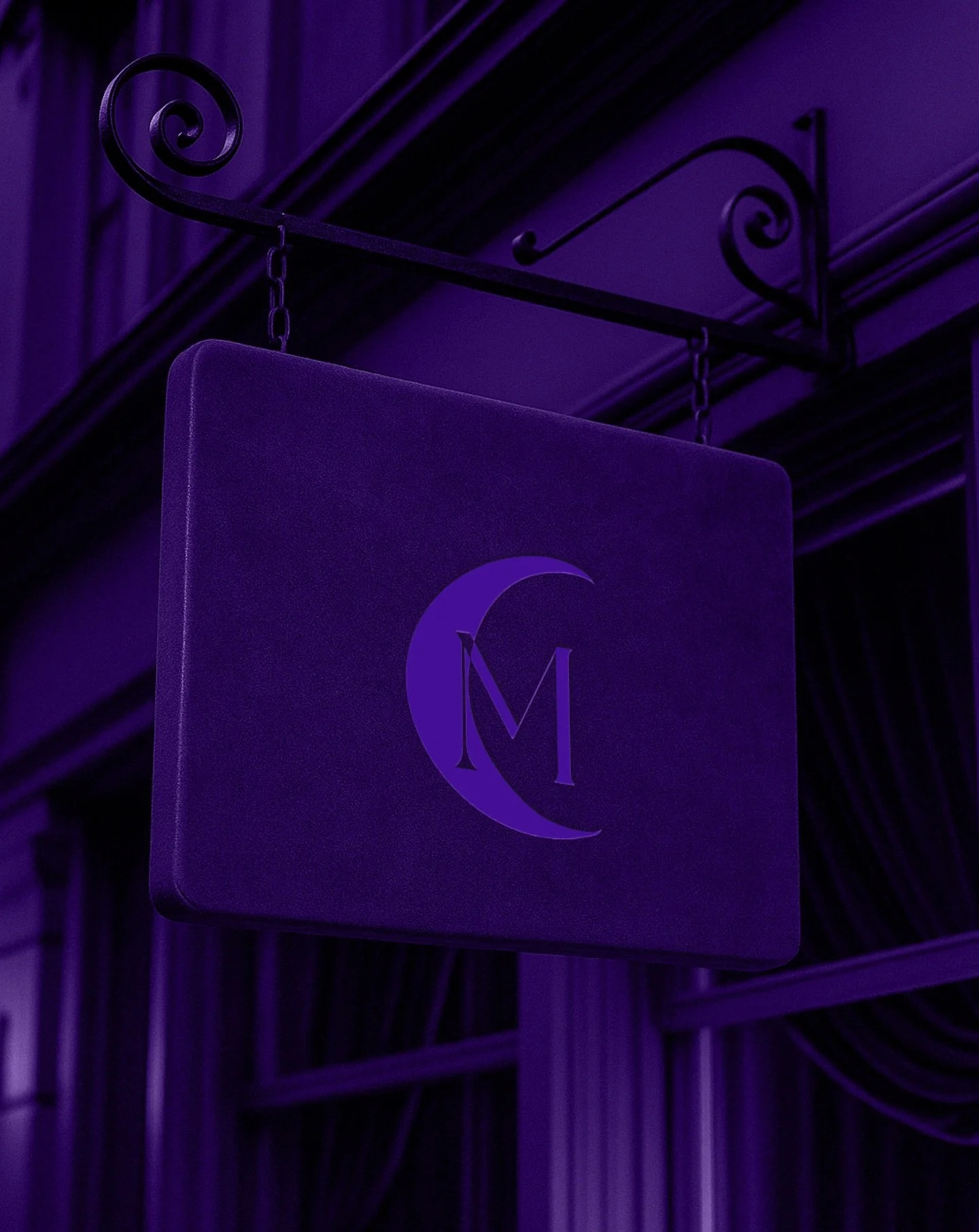Brandflix Ep.3 - The Moonset Lounge
Low contrast purples, like shadows you have to lean into. A serif that doesn’t try too hard. An illustration that hints, not tells. A brand that’s not trying to be found, but the right people will find