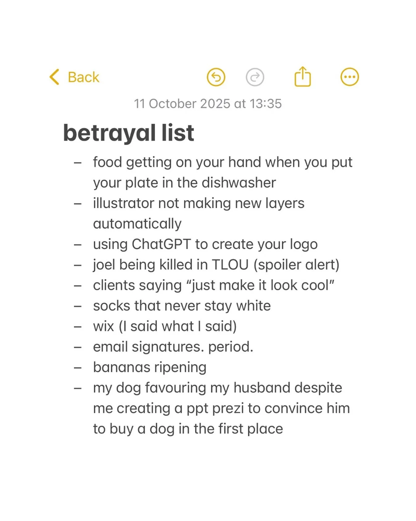 Food on my hand, Joel dead, Wix. No thanks hun. And don&rsquo;t get me started on that dog. 

P.s. before anyone says it, I obviously didn&rsquo;t play TLOU video game, so NO, I didn&rsquo;t see it coming. 

#mybetrayallist #betrayal #kanyebetrayalli
