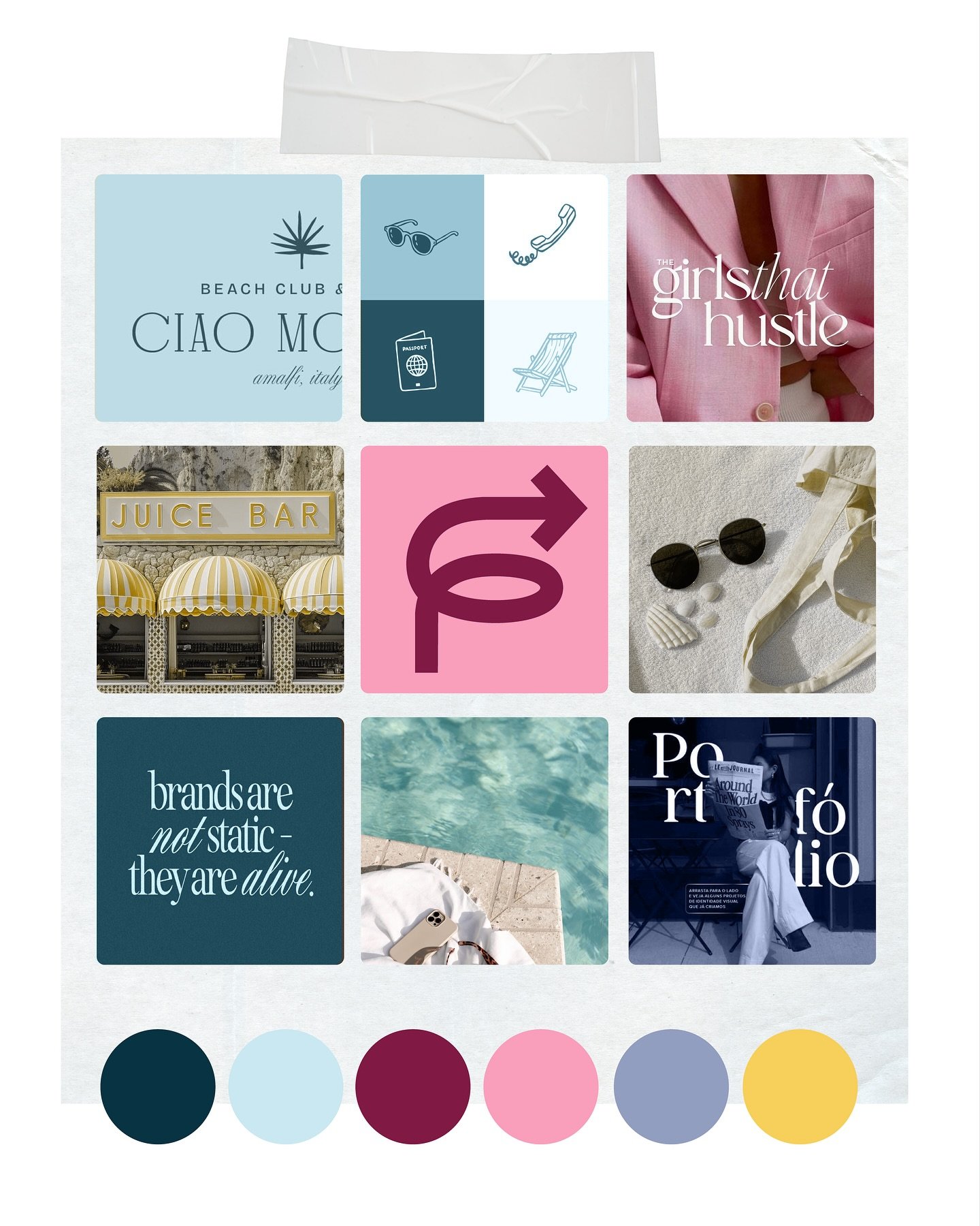 A brand for people who want to keep moving&hellip; ✈️ 

Here&rsquo;s a little peek behind the scenes at Your International Journey - the mood, the colours, the vibe that shaped the brand.

YIJ is for people who want to take leaps, explore, and make b