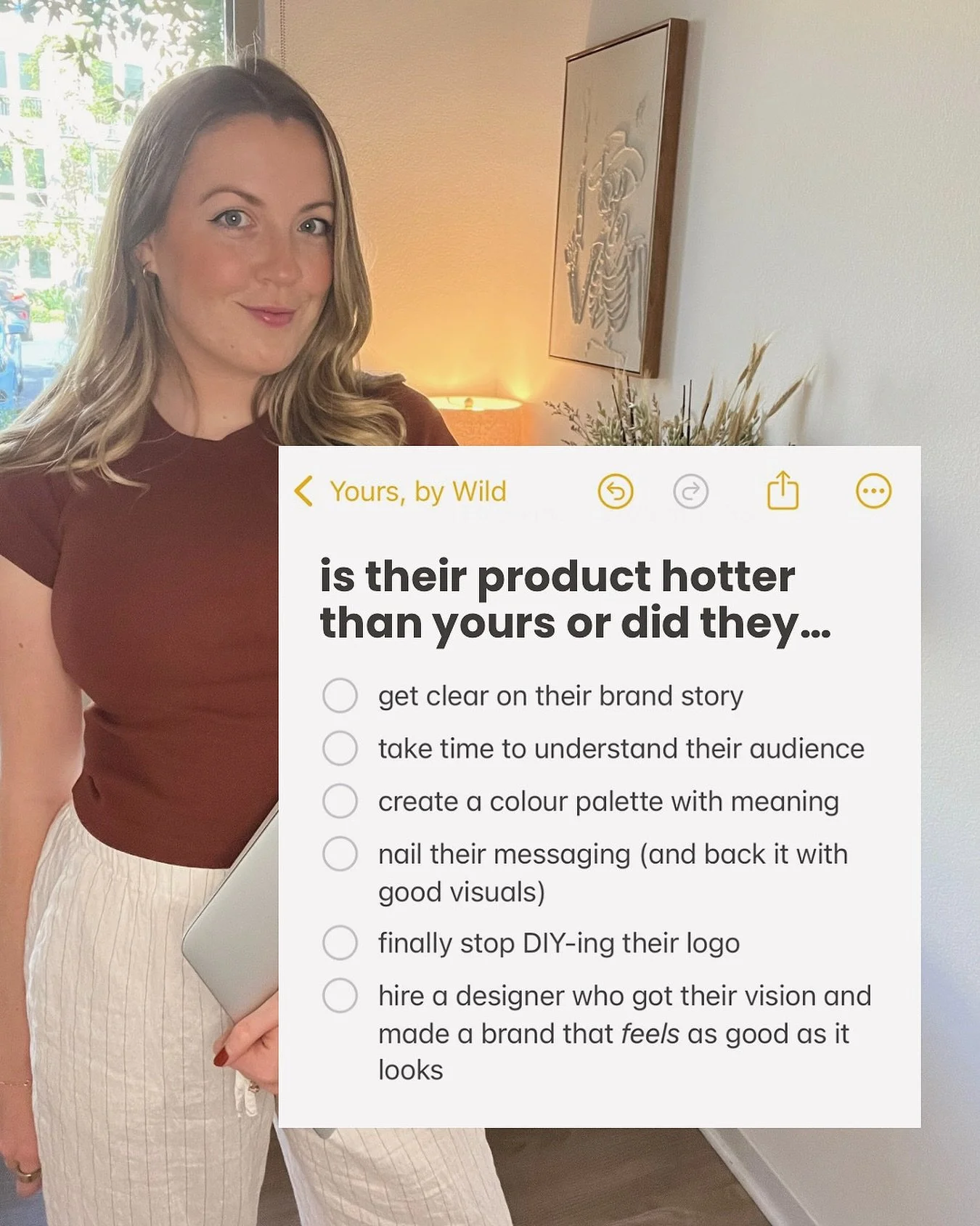 Is their product hotter than yours? 
Or did they just&hellip; hire a brand designer who got their vision spot on? Because most of the time, it&rsquo;s not about who&rsquo;s better - it&rsquo;s who&rsquo;s branded better 👀 

Because a clear story, co