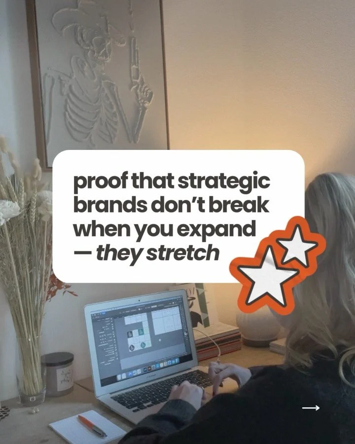 Thinking about expanding your offers?

You don&rsquo;t need a full rebrand to grow - you just need your branding to grow with you.

We can evolve what you&rsquo;ve already built (and what people already love) without losing the magic. From a subtle b