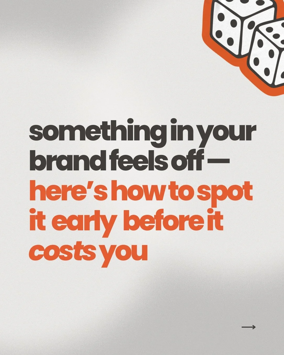 Something in your brand feels off&hellip; 👀
Before you keep tweaking your logo, colours, or content, let&rsquo;s spot what&rsquo;s actually missing.

This quick brand audit helps small business owners see where their branding, visuals, and story are