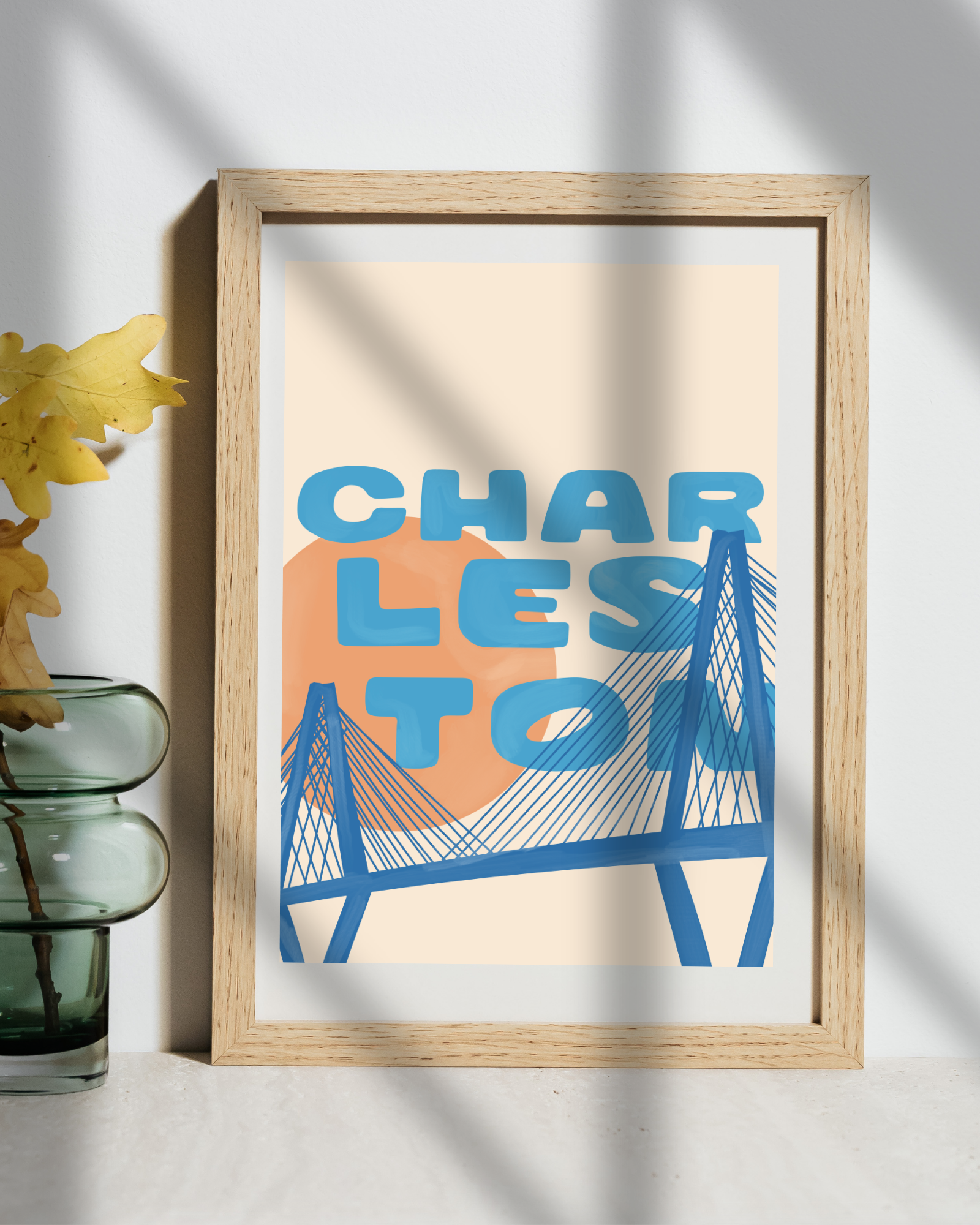 Blue Charleston Bridge