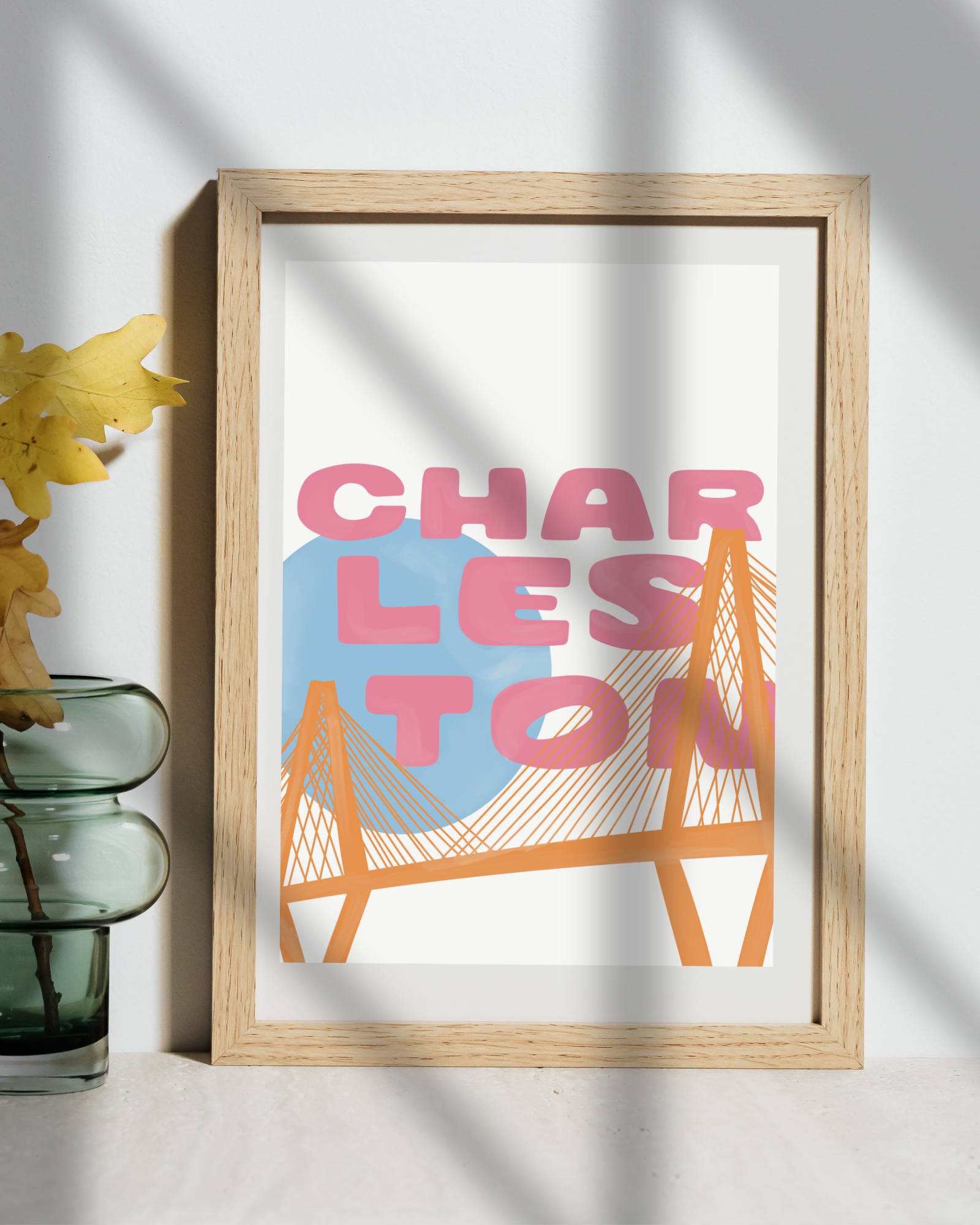 Orange Charleston Bridge