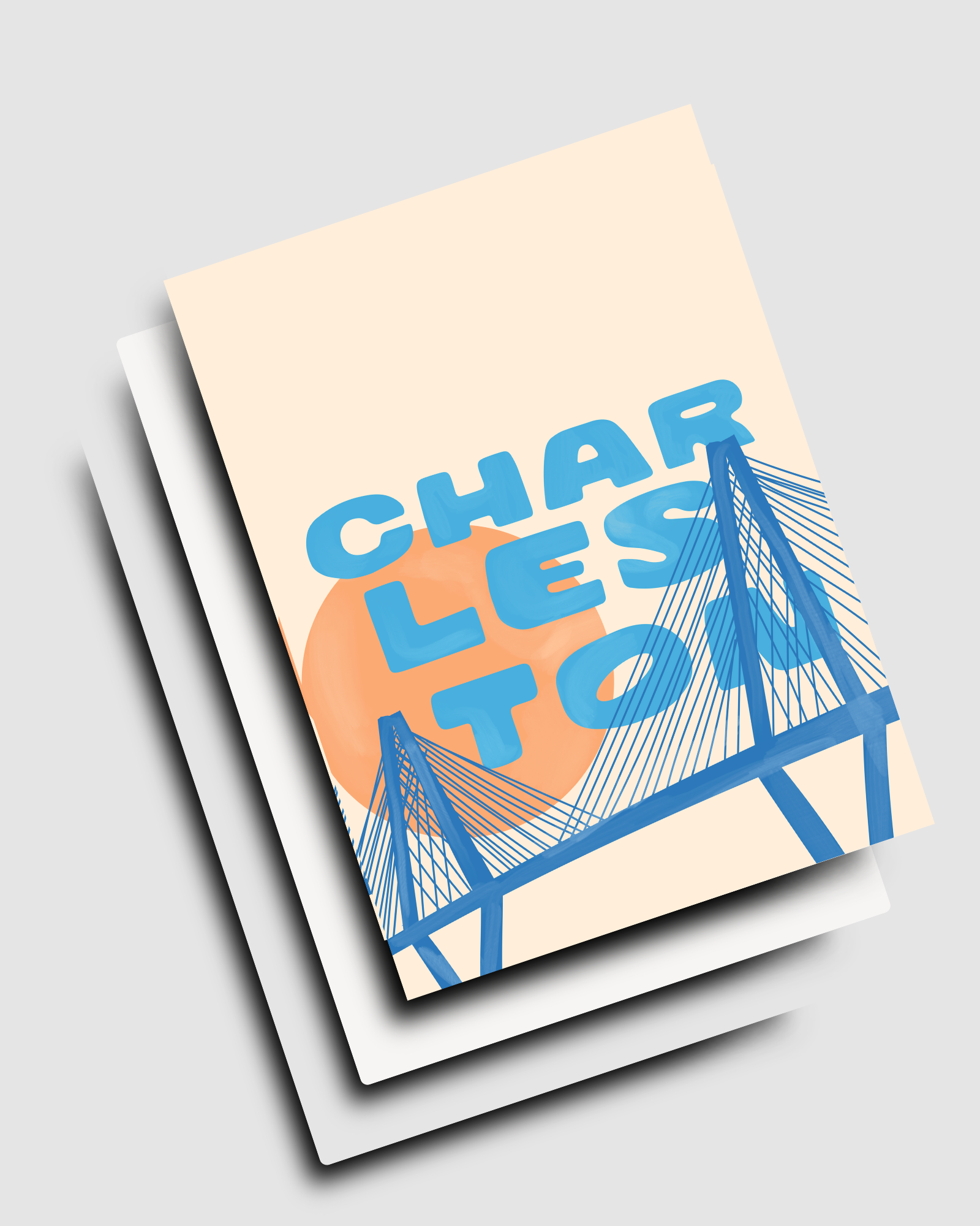 Blue Charleston Bridge