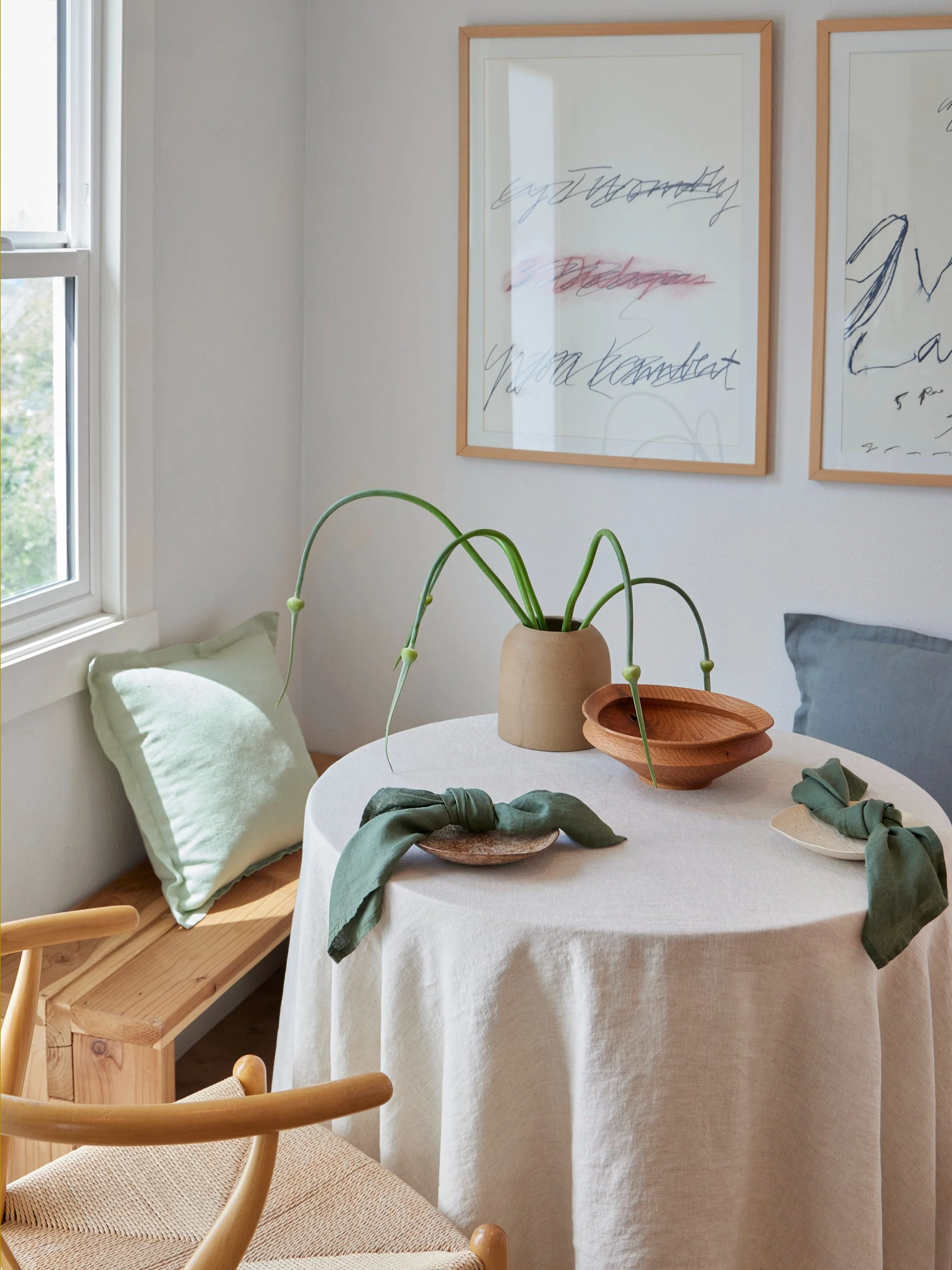 Prop styled space for Bed Threads Los Angeles