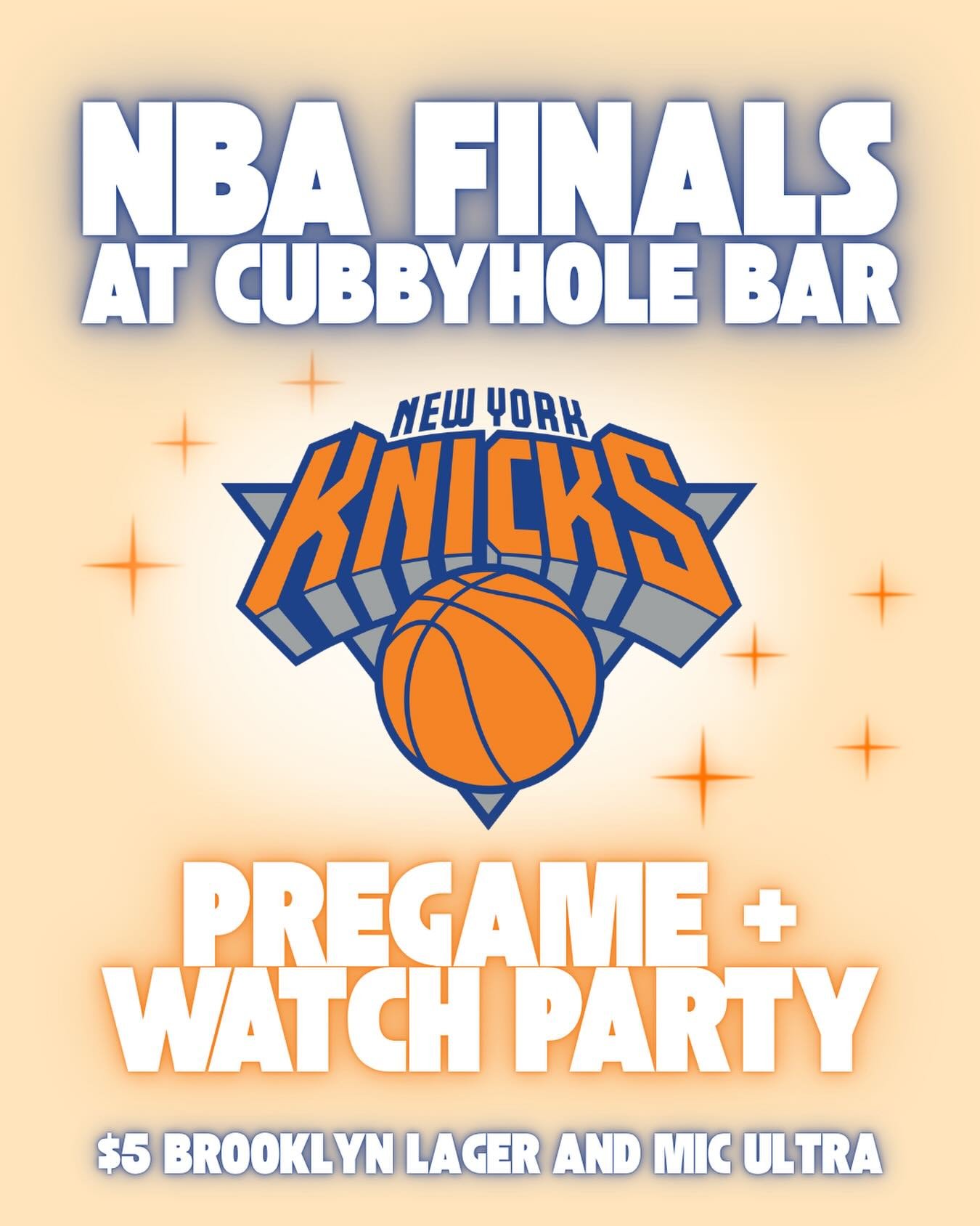 CUBBYHOLE IS CALLING!! 

Game 1 will be on the front TV 8:30pm, juke box still playing your favorites all night. $5 beer specials from tip off til final buzzer. Pregame starts now! 

PLUS, we are celebrating @hotcoldlove all night so buy them a birth