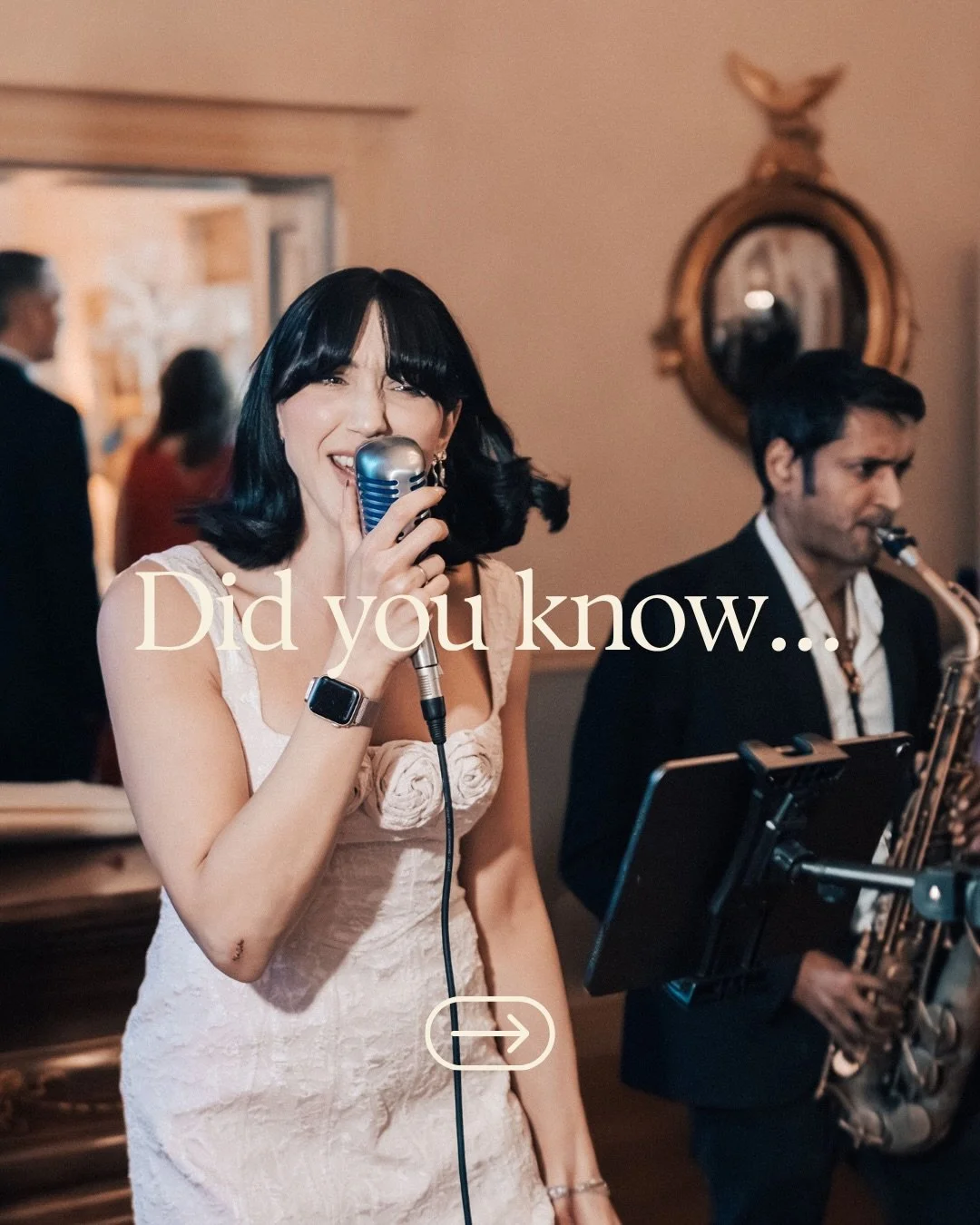 Did you know you can add live sax to wedding packages? 🎷

Live vocals PLUS sax creates the best atmosphere and is really popular for drinks receptions, cocktail hour and first dance moments and can really elevate your wedding day and make it feel mo