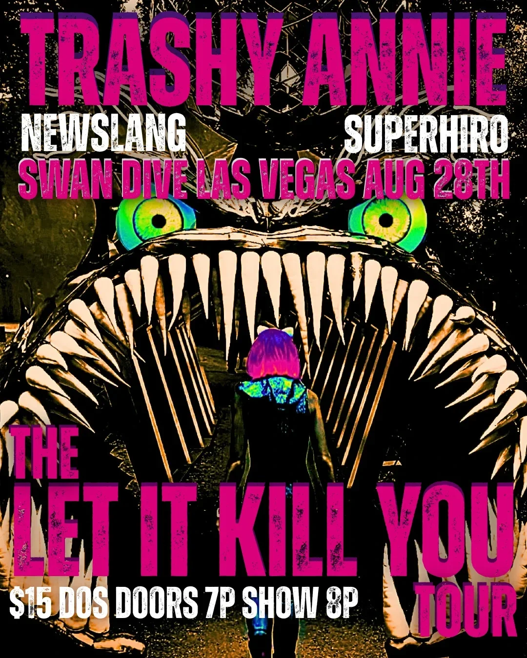 Newslang & Trashy Annie, Superhiro - Swan Dive