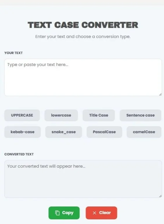 Free Text Case Converter