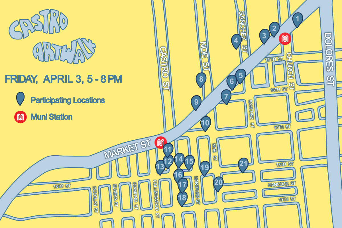 Castro Art Walk April